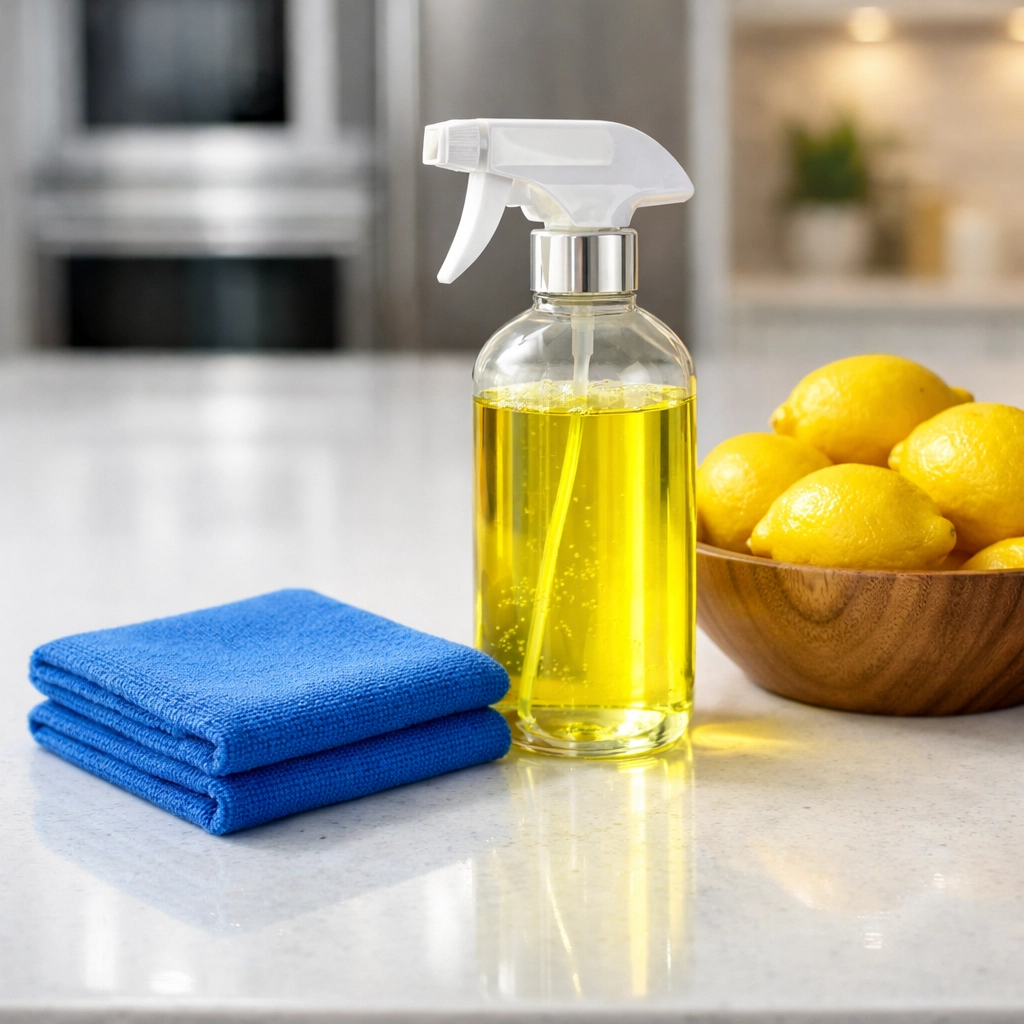Professional cleaning tools and eco-friendly products used for house cleaning Ashburnham MA.
