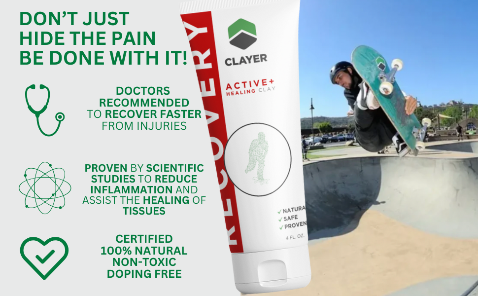 CLAYER Active+ Healing Clay