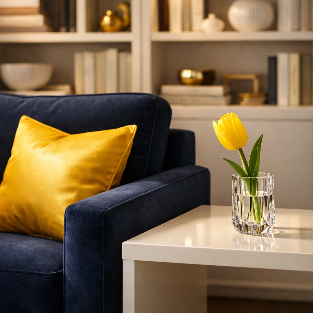 A dust-free luxury living room in Weston reflecting ninja-level professional cleaning standards.