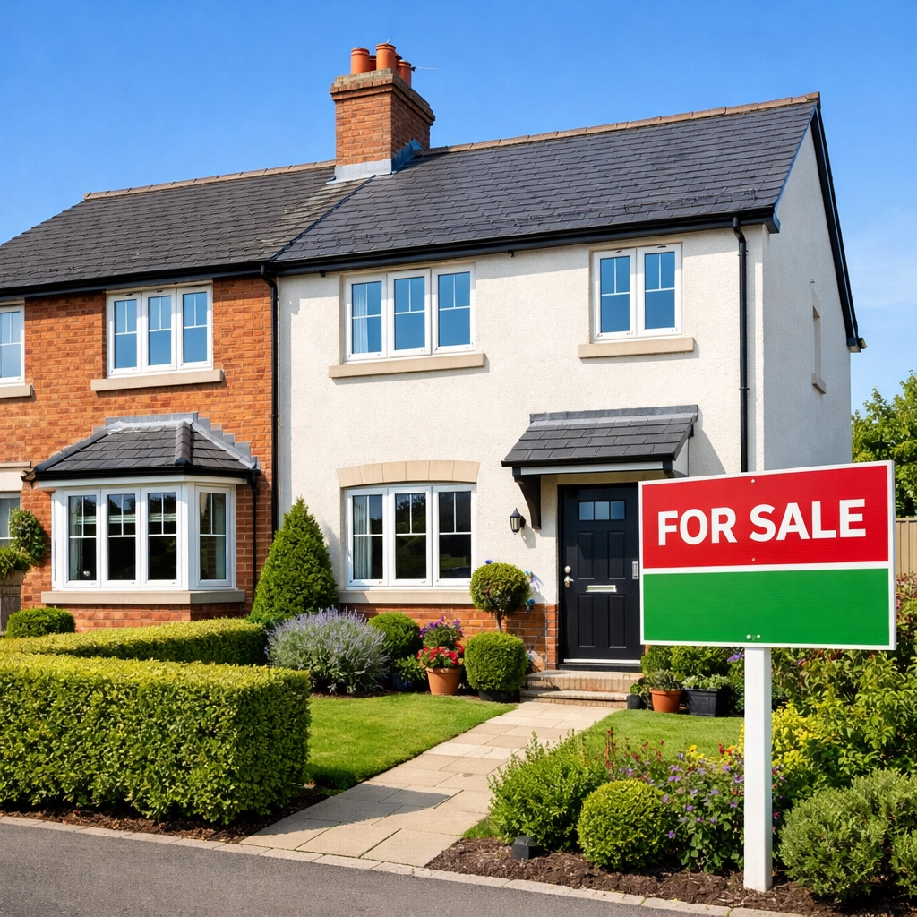 UK residential property with For Sale sign under Ground 1A possession rules