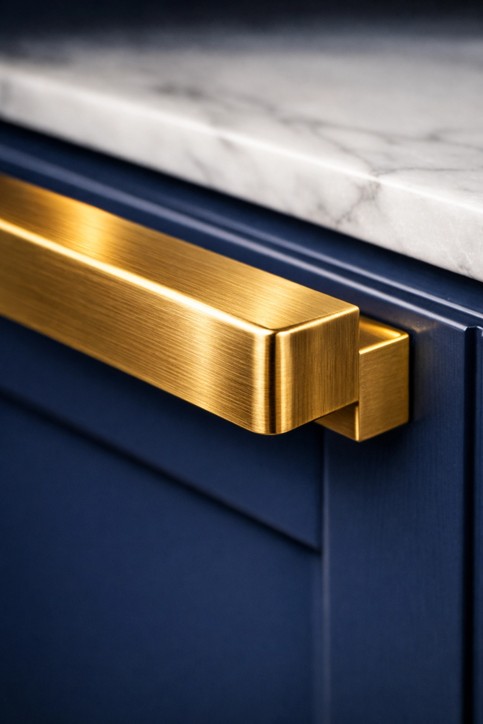 Deeply cleaned kitchen cabinets and hardware following a professional Boston apartment move-out cleaning.