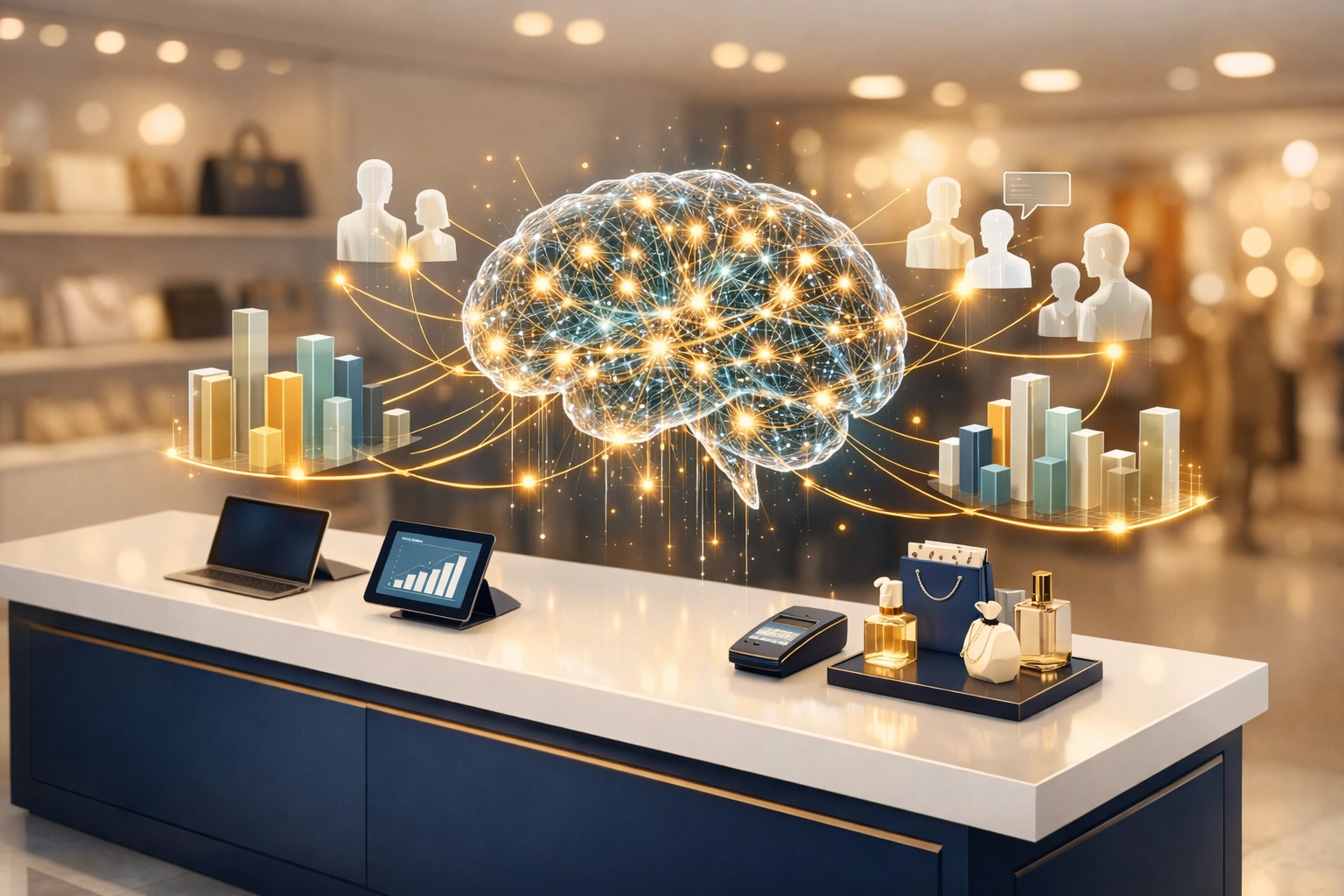 AI-driven business insights and customer data analytics for small business crypto POS optimization.