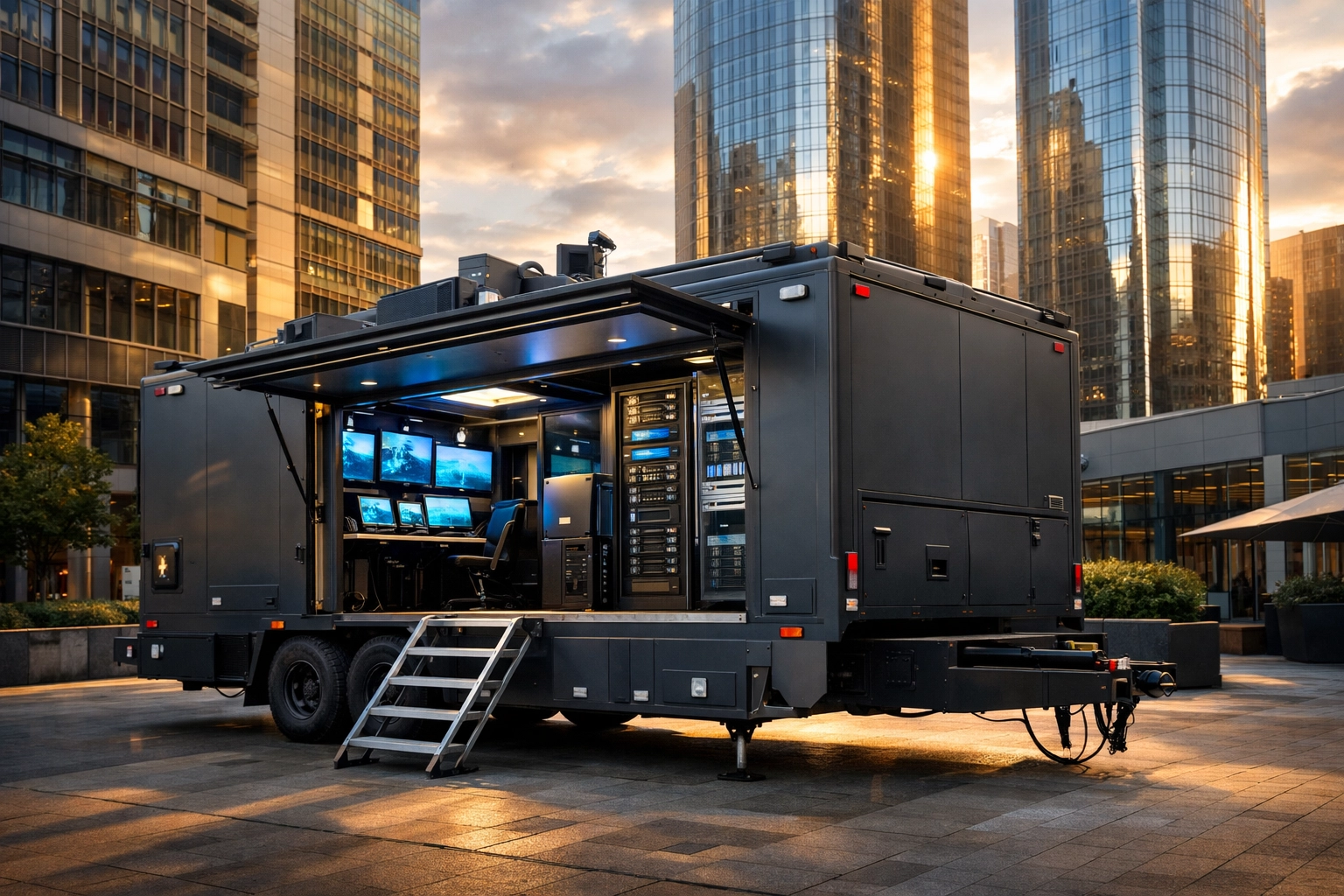 High-tech mobile training unit for rapid deployment of national career-ready workforce infrastructure.