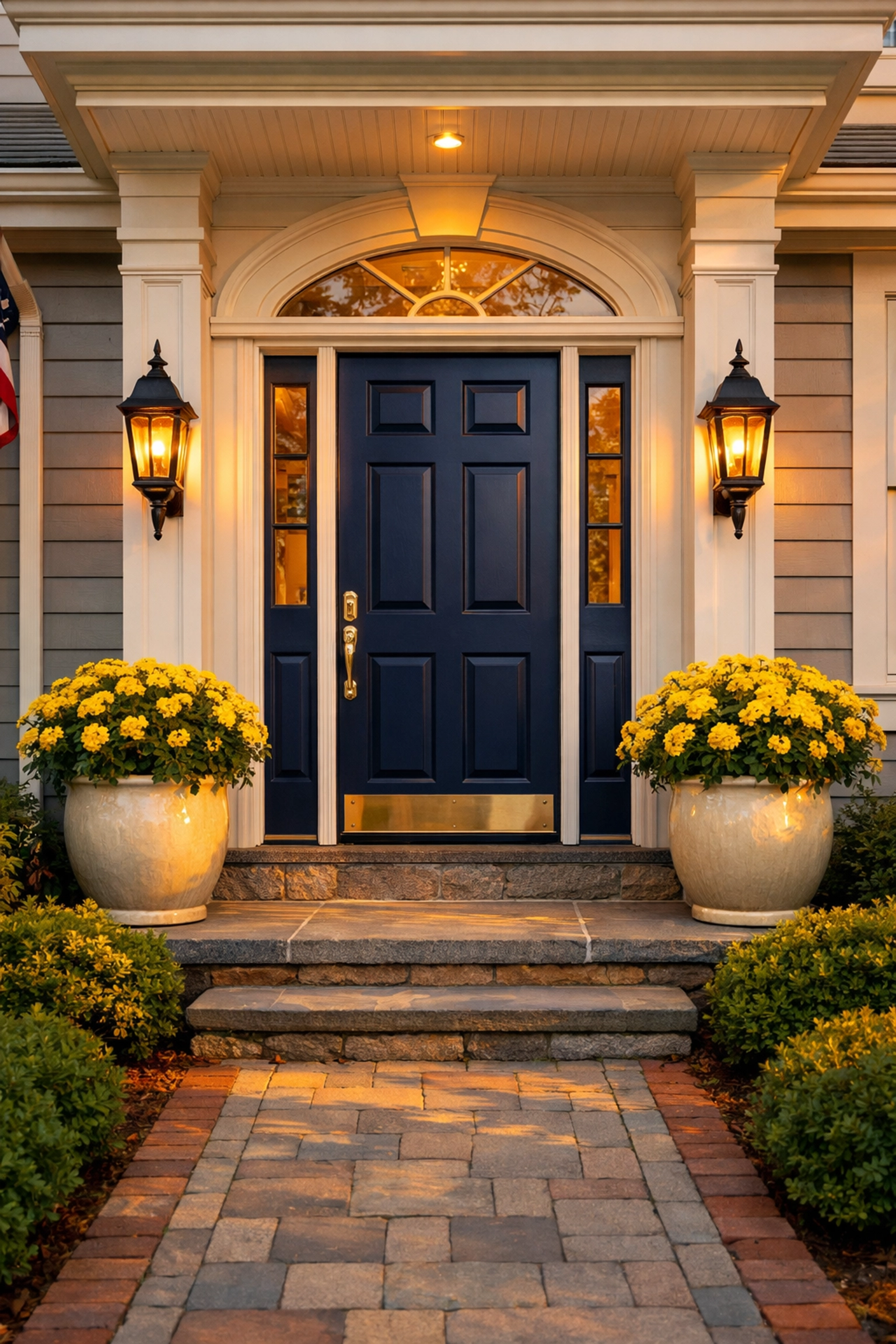 Welcoming Westford home entrance representing the best house cleaning in Westford for local residents.