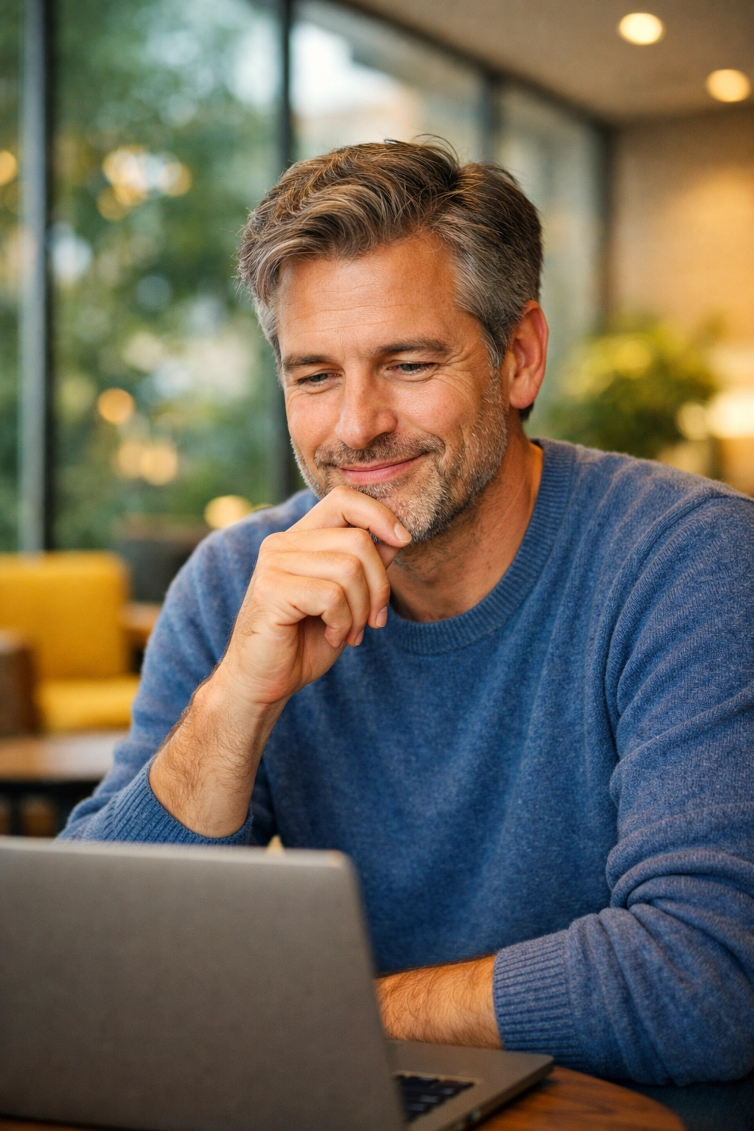Fundraising expert analyzing donor segments on a laptop to increase planned giving ROI.