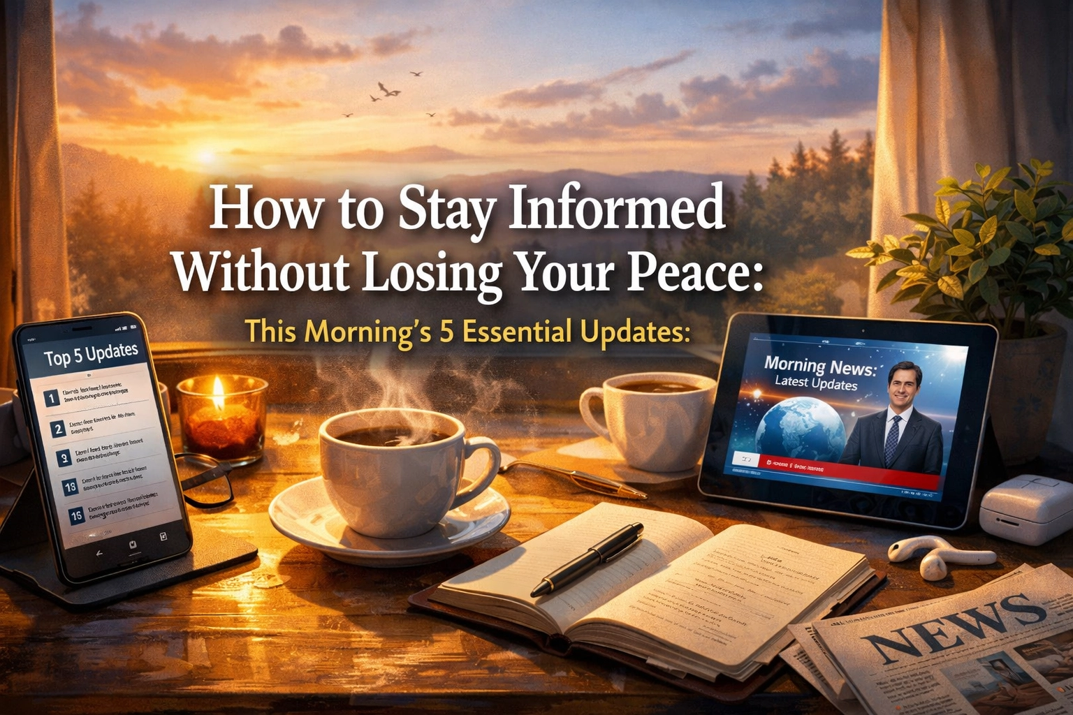 Good morning. You're here because you care about what's happening in the world, but you also don't want to start your day drowning in anxiety, outrage, or information overload. That tension is real: and you're not alone in feeling it. The challenge isn't whether to stay informed. It's how to stay informed without sacrificing your mental health, your relationships, or your sense of peace. The endless news cycle, the hot takes, the speculation: it can all become noise that crowds out wisdom. This morning, we're giving you five essential updates you need to know, filtered through a lens that prioritizes truth, clarity, and calm. No rage-bait. No tribal talking points. Just the facts, a biblical perspective, and a practical next step you can take today. Let's start with a framework that changes how you consume news. The Framework: Quality Over Quantity Before we dive into today's stories, here's the reality: you don't need to know everything about everything. You need to know enough to pray wisely, act justly, and stay anchored in truth. Research shows that consuming news mindfully: choosing reputable sources over social media hot takes, setting boundaries on when and how long you engage, and balancing hard news with hope: protects your emotional and spiritual health. Daily news roundups that condense major stories into digestible formats give you comprehensive briefings without requiring hours of scrolling. The Bible offers wisdom here too: "Let every person be quick to hear, slow to speak, slow to anger" (James 1:19). That applies to how we consume news. Quick to listen for truth. Slow to form opinions based on incomplete information. Slow to let headlines control our emotions. With that in mind, here are this morning's five essential updates. 1. Winter Storm Warnings: Millions Affected Across Multiple States The Facts:
A major winter storm system has left millions of Americans under weather alerts across parts of the central and eastern United States. Snow and ice accumulations are creating hazardous travel conditions, potential power outages, and school/work disruptions. Emergency management agencies are urging people to avoid unnecessary travel and to check on vulnerable neighbors, especially the elderly and those without reliable heating. The Lens:
"God is our refuge and strength, a very present help in trouble" (Psalm 46:1). Weather events like this remind us that we're not in control: but God is. Preparedness isn't fear; it's wisdom. We don't deny the danger, but we also don't surrender to panic. Your Response:
Check your local alerts and weather forecasts. Charge your devices. Avoid travel if possible. If you're able, check on elderly neighbors or anyone who might need help. Pray for first responders, utility workers, and families dealing with the storm's impact. Storms pass. God doesn't. 2. Super Bowl LXI: Philadelphia Celebrates, Culture Takes Center Stage The Facts:
The Philadelphia Eagles won Super Bowl LXI, sparking massive celebrations across the city and drawing significant cultural attention. The halftime show featured high-profile performances, including Bad Bunny, and the event became a major social media moment. For millions of Americans, the game was a rare shared cultural experience: a night when strangers gathered around screens and celebrated together. The Lens:
"Whatever you do, do all to the glory of God" (1 Corinthians 10:31). Joy isn't wrong. Celebration isn't wrong. But when entertainment becomes the thing that shapes our identity, our spending, and our emotional stability: that's when we've made an idol out of it. Sports can bring people together. That's a good thing. But the question worth asking is: What's my anchor when the game ends? Your Response:
If you enjoyed the game, give thanks. If you found yourself overly invested emotionally: either in victory or defeat: it's worth pausing to ask: "Lord, where is my hope actually placed?" Community and celebration are gifts. Just keep them in their proper place under Christ. 3. FDA Declines Moderna's mRNA Flu Vaccine Application The Facts:
The U.S. Food and Drug Administration declined to review Moderna's application for a new mRNA-based flu vaccine at this time. This means the product won't advance in the current review cycle as submitted. The decision has drawn mixed reactions: some see it as appropriate caution from regulators, while others argue it slows innovation in vaccine technology. The Lens:
"Let every person be quick to hear, slow to speak" (James 1:19). Vaccine conversations are emotionally charged for many families: some want faster approvals and trust in scientific innovation, while others prioritize caution and want more transparency in the approval process. Wisdom isn't automatic trust or automatic suspicion. Christians can ask clear questions, honor good science, and respect differing views without demonizing people. Your Response:
Watch for the FDA's stated reasons and Moderna's next steps. If vaccines are a sensitive topic in your household, choose clarity and kindness over arguments. You don't have to have an opinion on every development: but you can commit to seeking truth and extending grace. Our peace isn't dependent on headlines. It's anchored in Christ. 4. China's AI Growth and the U.S. Response The Facts:
China's artificial intelligence industry continues to expand rapidly, with significant investments in research, infrastructure, and commercial applications. This growth is driving intensified debate in the United States over competitiveness, national security concerns, supply chain vulnerabilities, and regulatory frameworks for AI technology. Policymakers are weighing how to respond: balancing innovation with security and ethical considerations. The Lens:
"If any of you lacks wisdom, let him ask God" (James 1:5). Technology is a tool: never a savior. The question isn't just "Can we?" but "Should we, and who is protected?" God cares about truth, justice, and the dignity of every person. AI development raises real questions: Who controls the data? What happens to truth when deepfakes become indistinguishable from reality? How do we protect vulnerable people from surveillance and manipulation? Your Response:
Stay informed without catastrophizing. Pray for leaders: both in government and in tech companies: to pursue wise policy that protects human dignity and truth. Ask good questions. Don't let fear or hype drive your understanding. The future isn't ruled by machines. It's held by God. 5. Government Shutdown Tensions Rise Over ICE Policy and Funding Deadlines The Facts:
Bipartisan tensions are escalating as lawmakers face looming government funding deadlines while debating immigration enforcement policies, including the role and funding of Immigration and Customs Enforcement (ICE). Competing priorities and political pressure are complicating negotiations, with some emphasizing border security and enforcement while others focus on humanitarian concerns and due process. The Lens:
"Blessed are the peacemakers" (Matthew 5:9). Christians can hold two truths simultaneously: governments have a legitimate role in maintaining order (Romans 13), and God commands care for the sojourner and the vulnerable (Leviticus 19:34). Most Americans want both order and compassion: they just disagree on the policies that achieve it. The challenge is pursuing wise, humane policy without dehumanizing people in the process. Your Response:
Pray for leaders to act with both courage and restraint. When talking about immigration, refuse dehumanizing language: on all sides. Ask yourself: "What does truth require, and what does love require?" You don't have to choose between justice and mercy. Jesus holds both. Your Next Step: Stay Anchored Here's the truth: you can care about what's happening in the world without letting the world control your peace. You can stay informed without becoming enslaved to the news cycle. Set boundaries. Choose quality sources. Balance hard news with hope. And most importantly, anchor your day in something deeper than headlines. Follow LayneMcDonald.com for calm, Christ-centered clarity on the stories shaping our world: without the rage, without the spin, just truth and peace. Sources: National Weather Service, ESPN/AP, FDA press releases, Reuters, Politico/The Hill