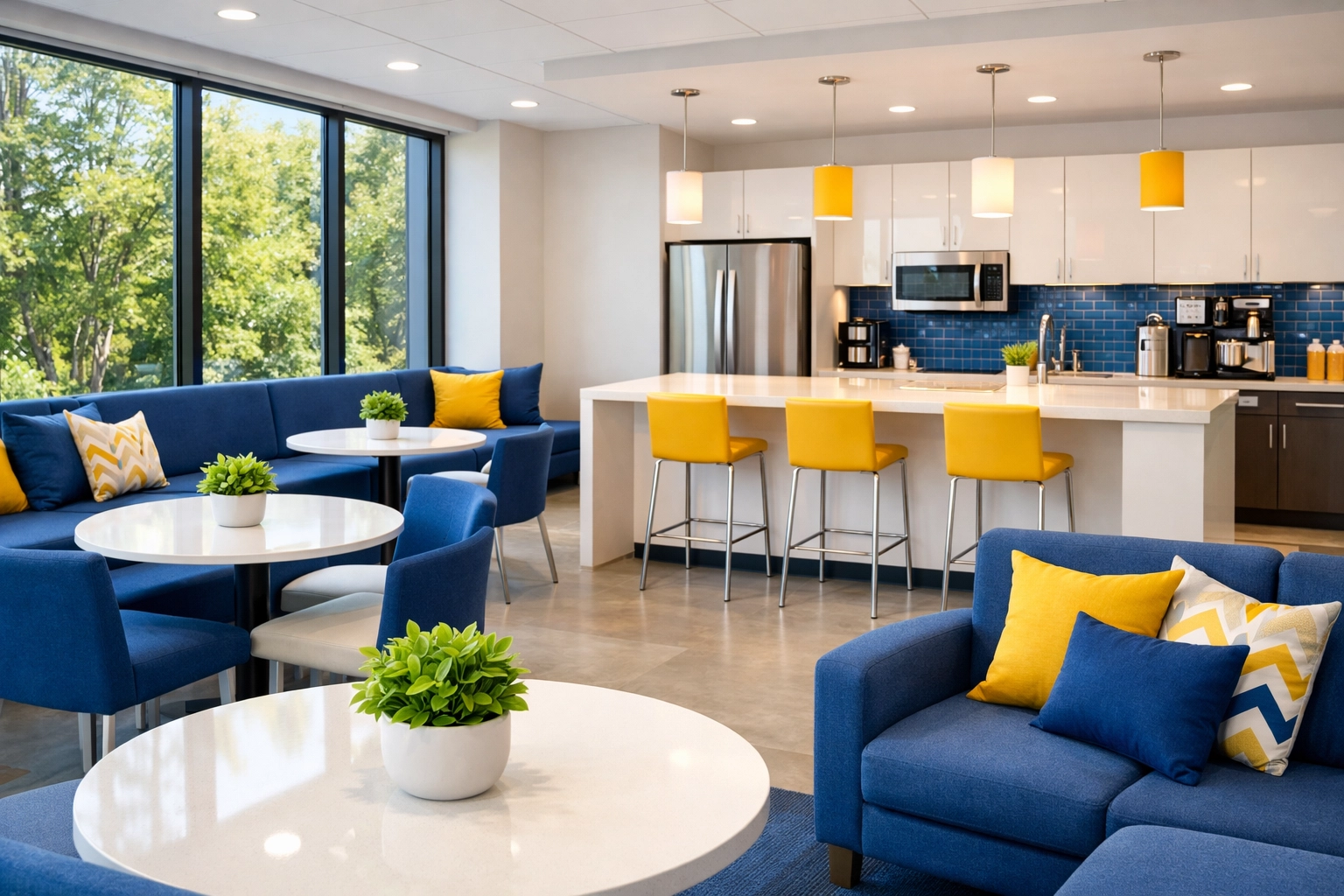 Eco-friendly commercial cleaning services for a spotless corporate breakroom in Seekonk, MA.