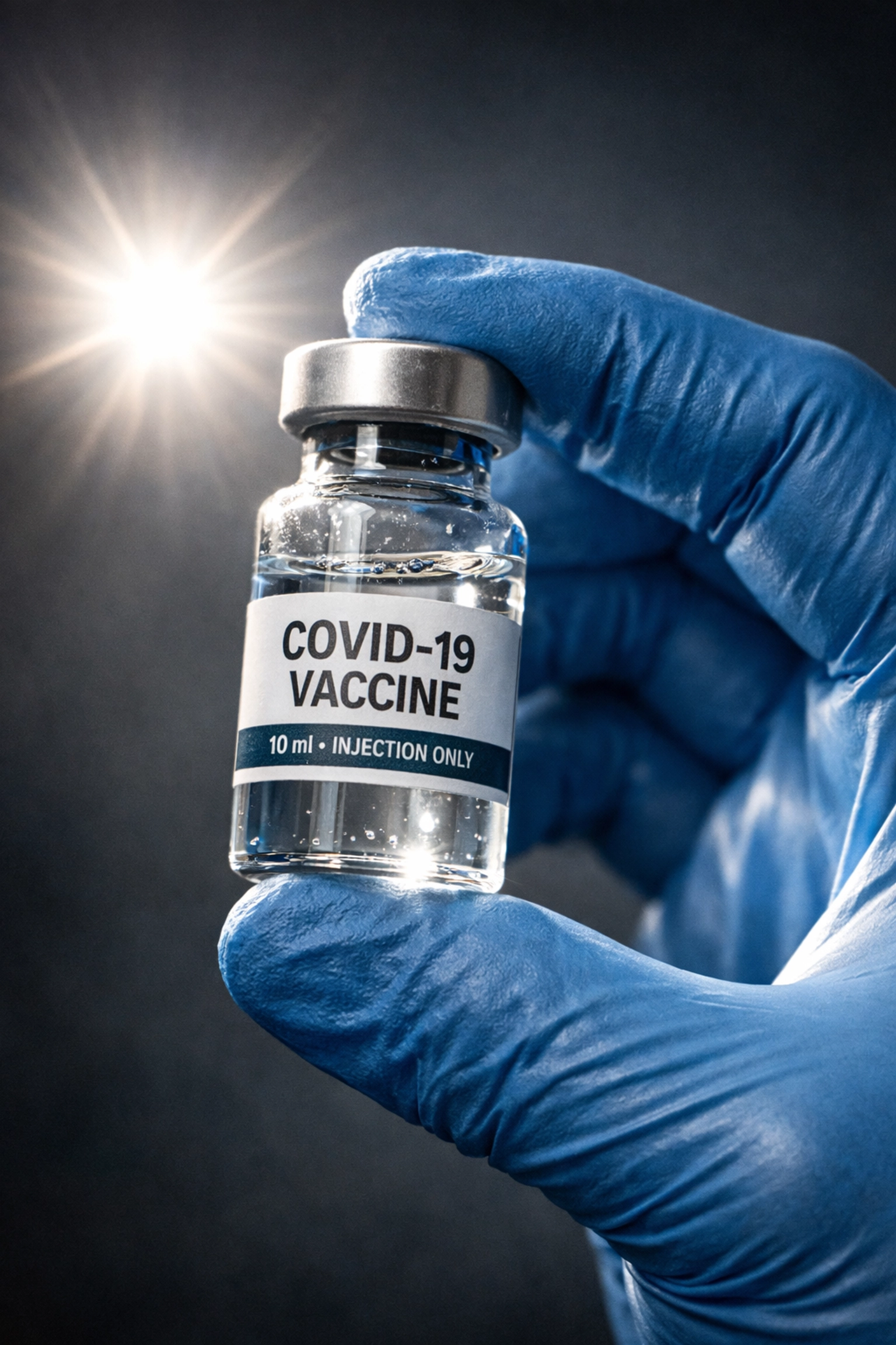 Medical professional holding a vaccine vial illustrating the precision and fragility of public health services.