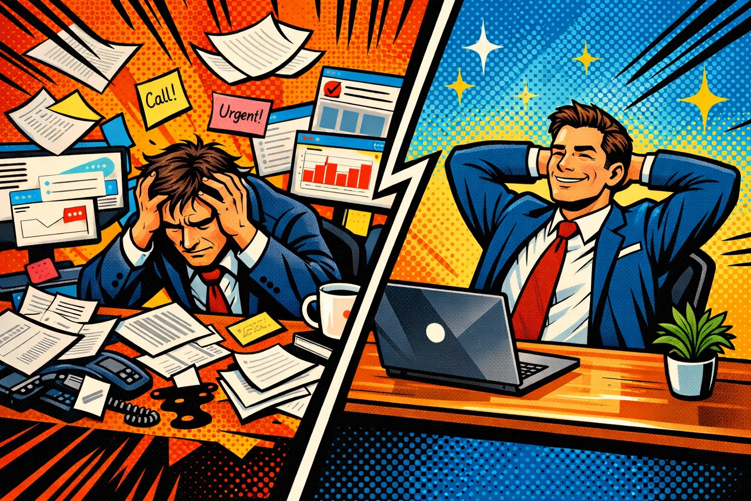 Sales automation software transforming chaotic manual outreach into streamlined workflow