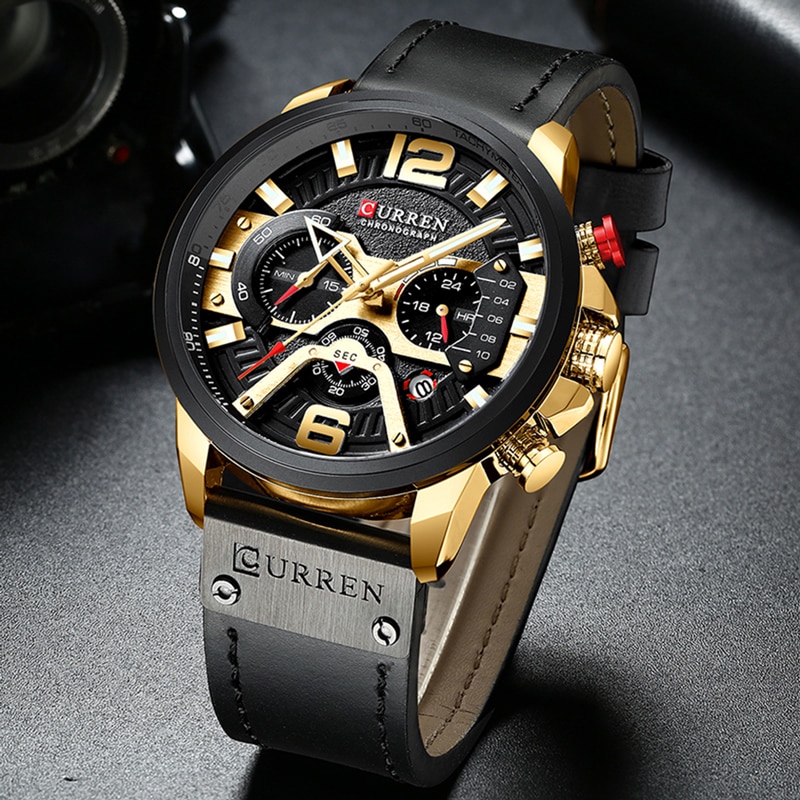 Men's luxury Curren wristwatch