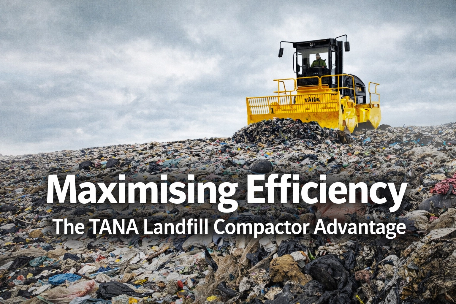 [HERO] Maximising Efficiency: The TANA Landfill Compactor Advantage