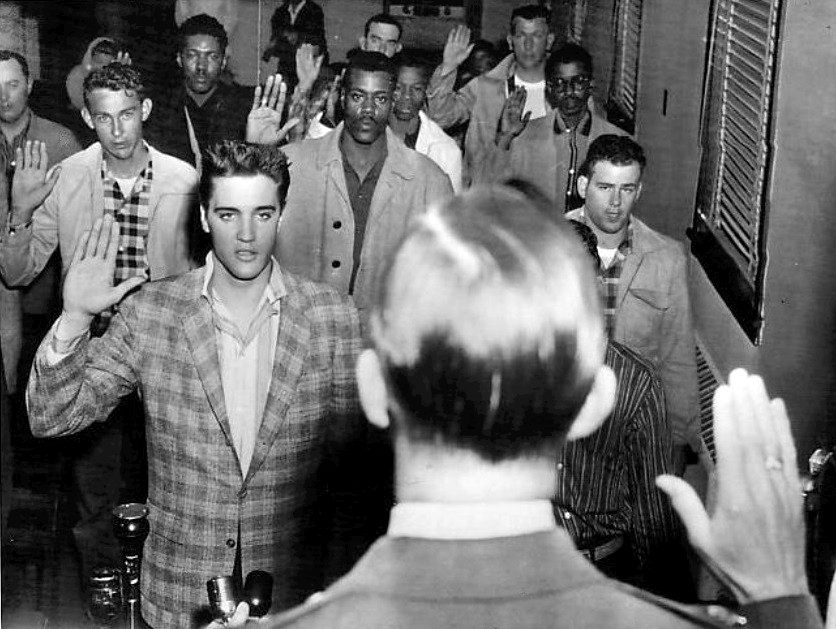 Elvis Presley U.S. Army Induction 1958