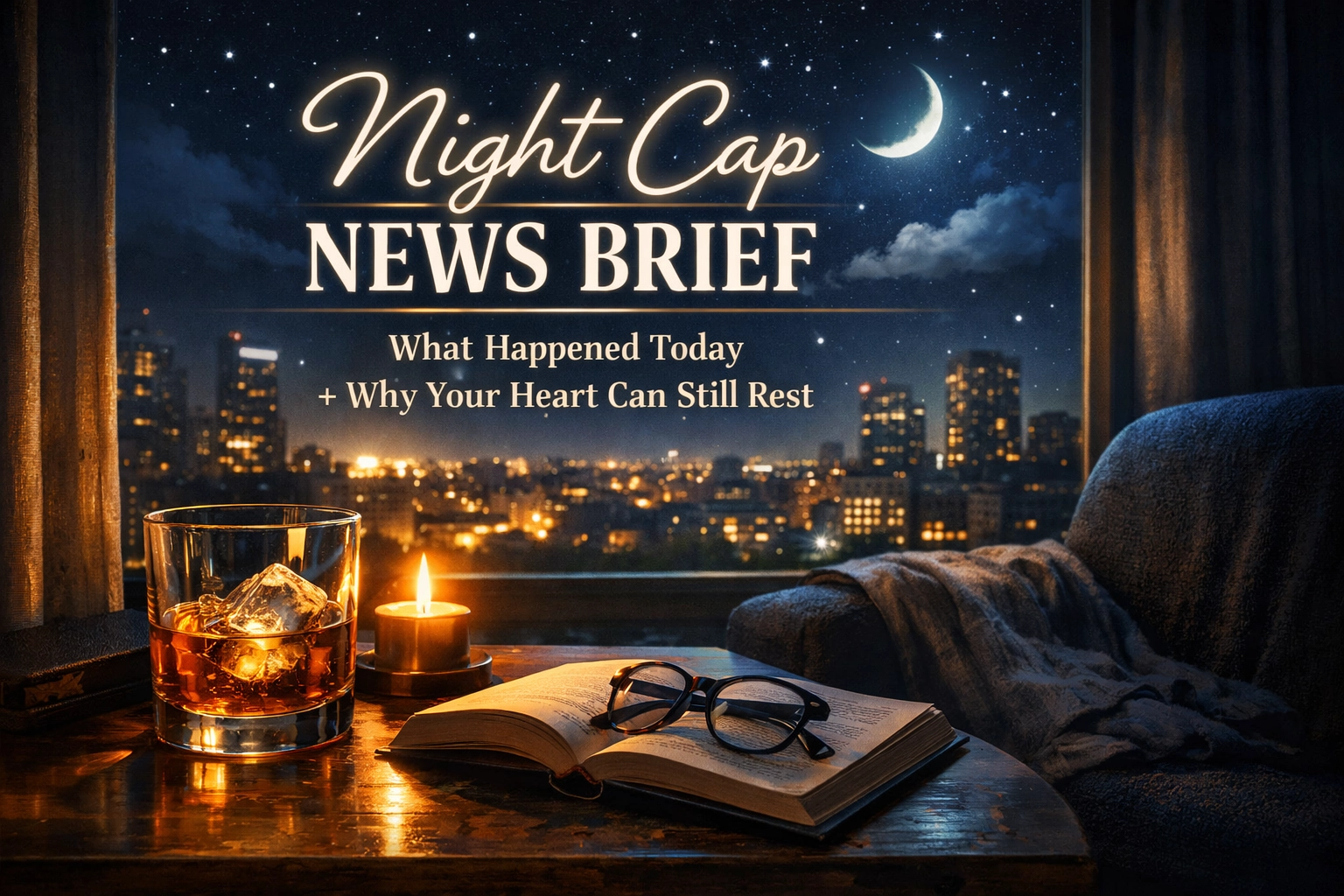 [HERO] Night Cap News Brief: What Happened Today + Why Your Heart Can Still Rest