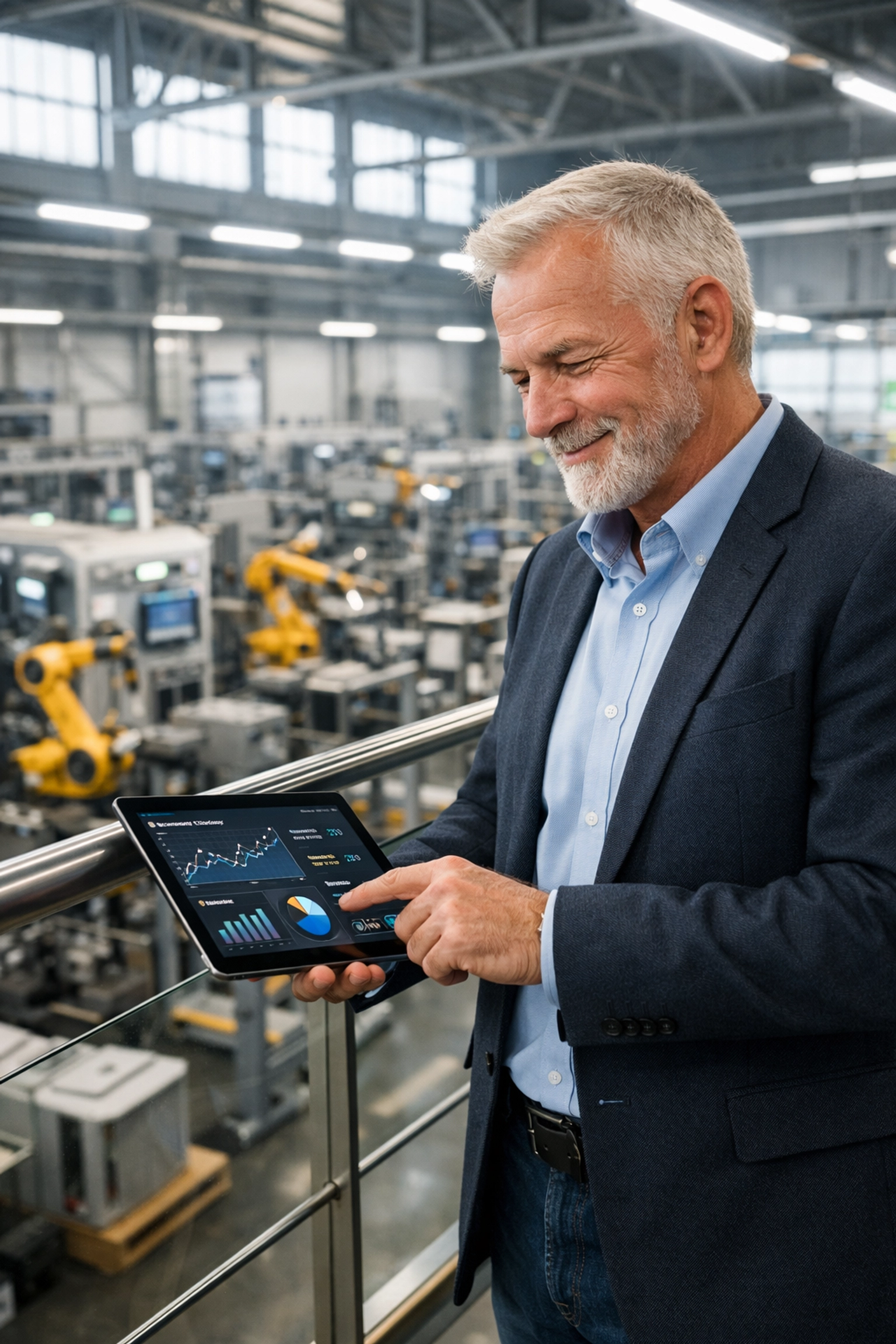 Operations manager tracking ServiceNow ITBM performance analytics in a manufacturing facility.