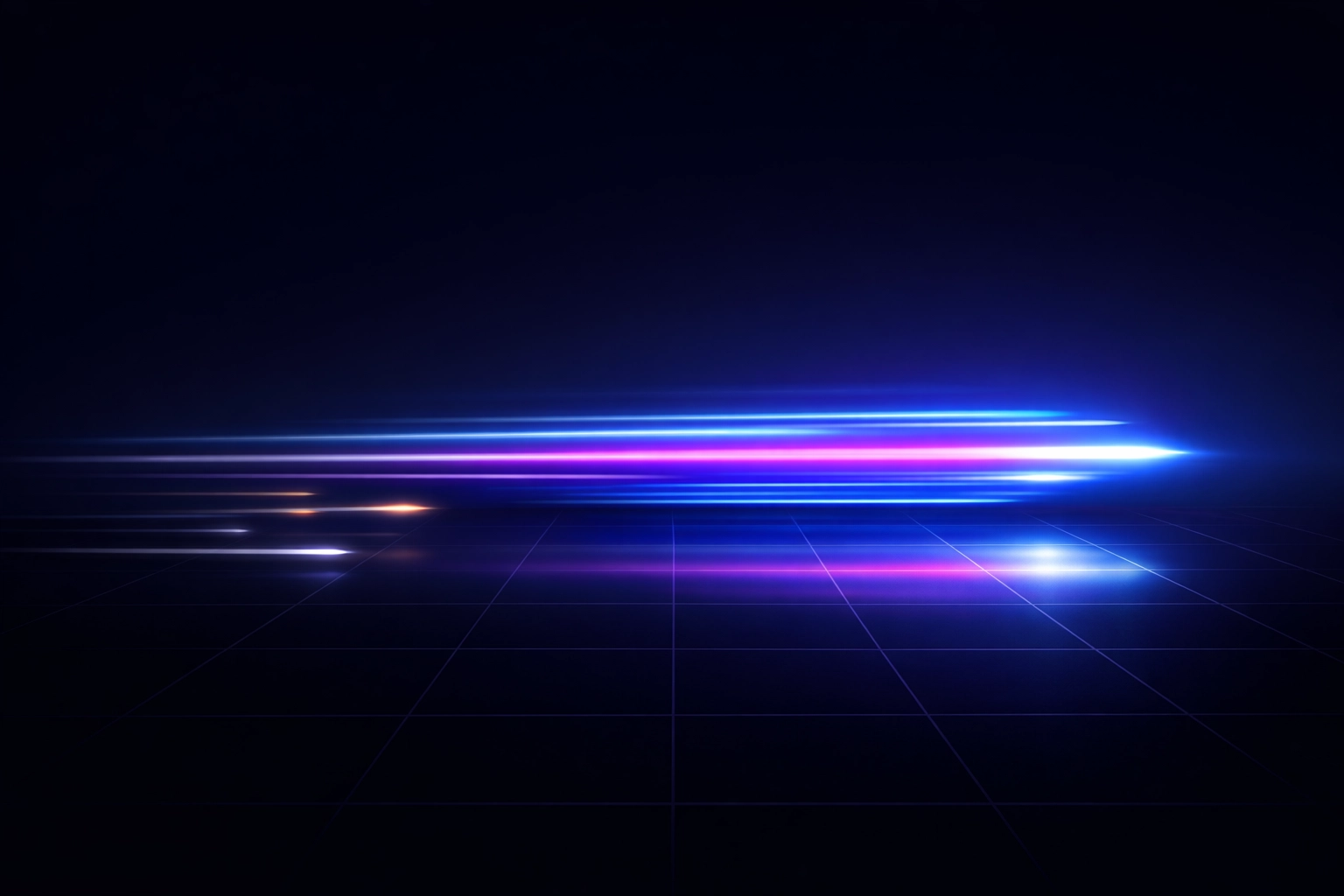 Fast data streams representing superior server response times for better SEO.