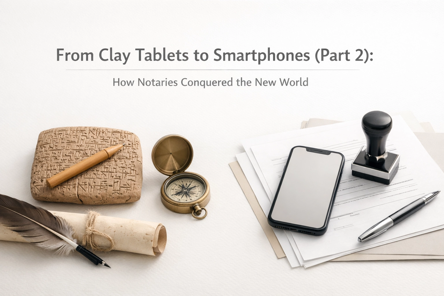 [HERO] From Clay Tablets to Smartphones (Part 2): How Notaries Conquered the New World