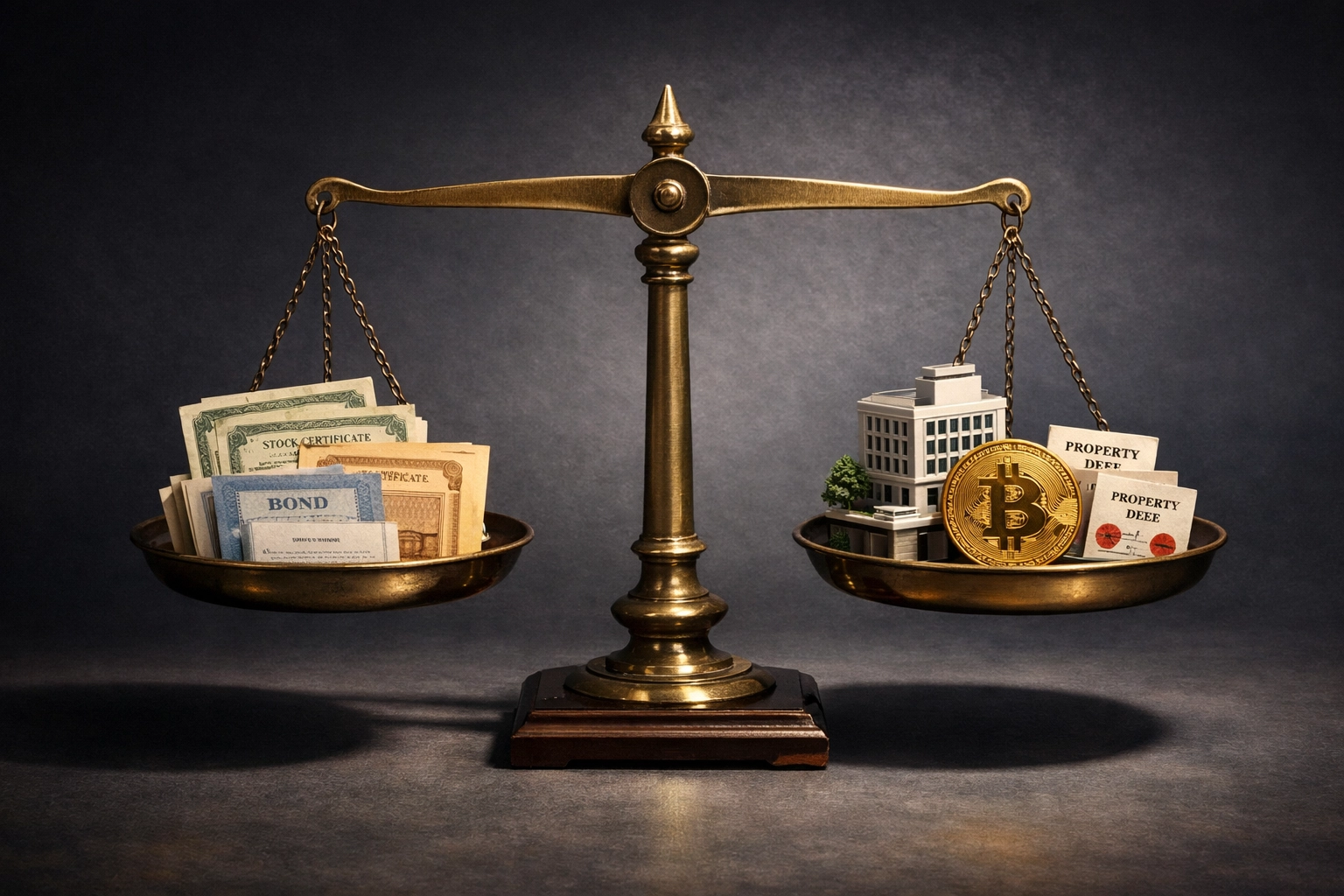 Balanced portfolio allocation between traditional assets and alternative investments