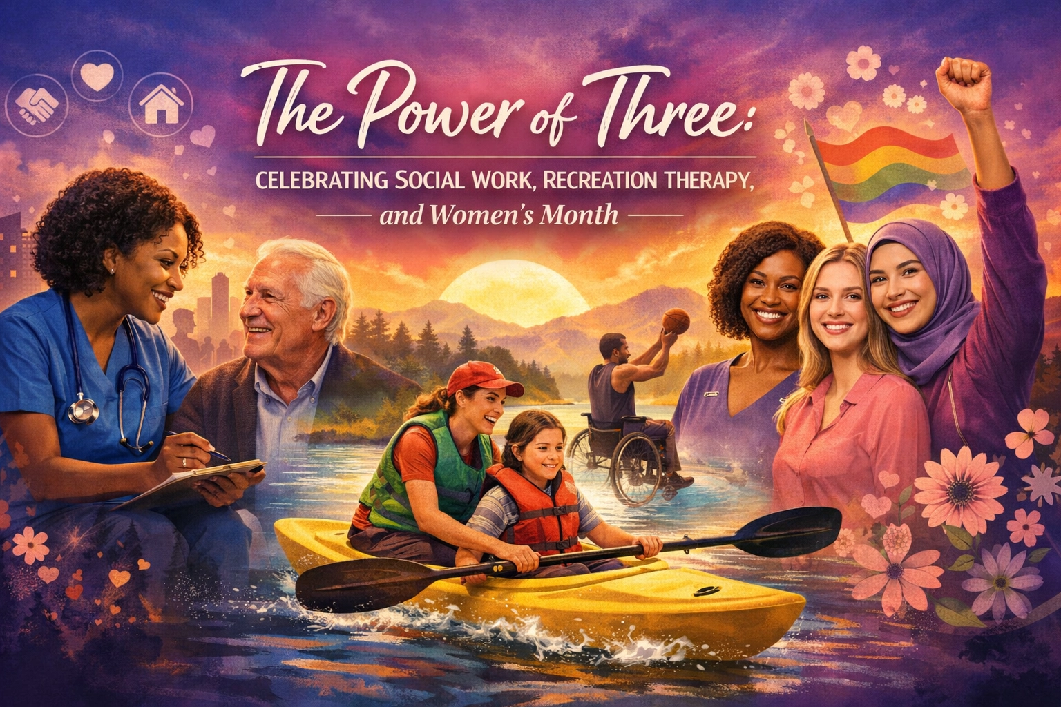 [HERO] The Power of Three: Celebrating Social Work, Recreation Therapy, and Women’s Month