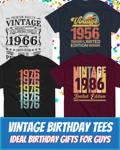 Vintage Birthday Tees