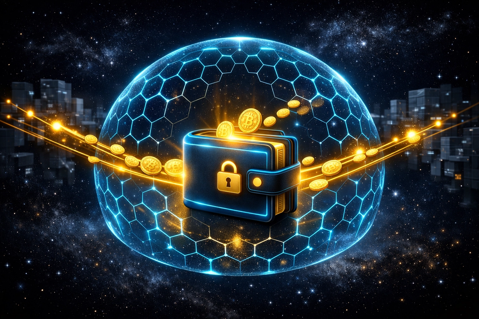 Self-custody crypto wallet receiving direct Web3 payments without intermediary fees