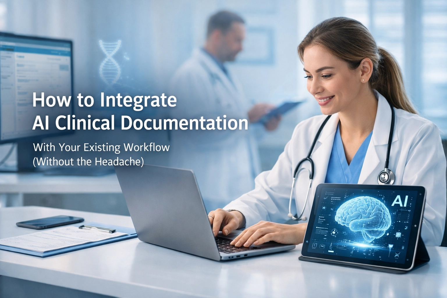[HERO] How to Integrate AI Clinical Documentation With Your Existing Workflow (Without the Headache)