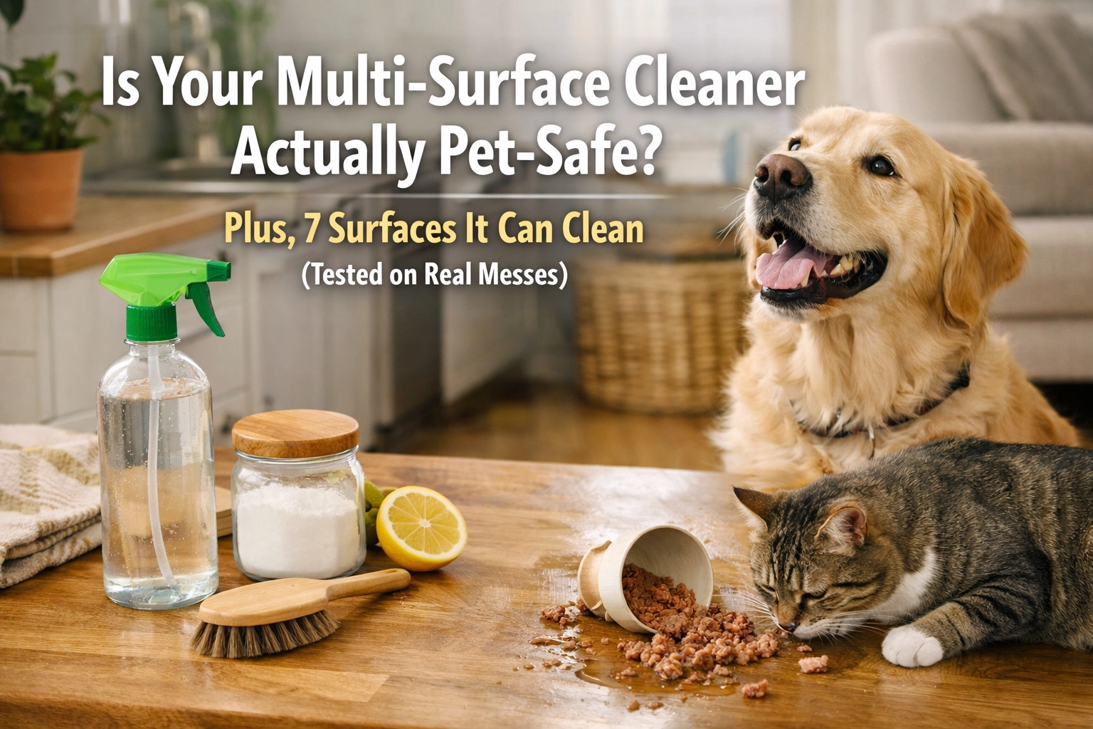 [HERO] Is Your Multi-Surface Cleaner Actually Pet-Safe? Plus, 7 Surfaces It Can Clean (Tested on Real Messes)