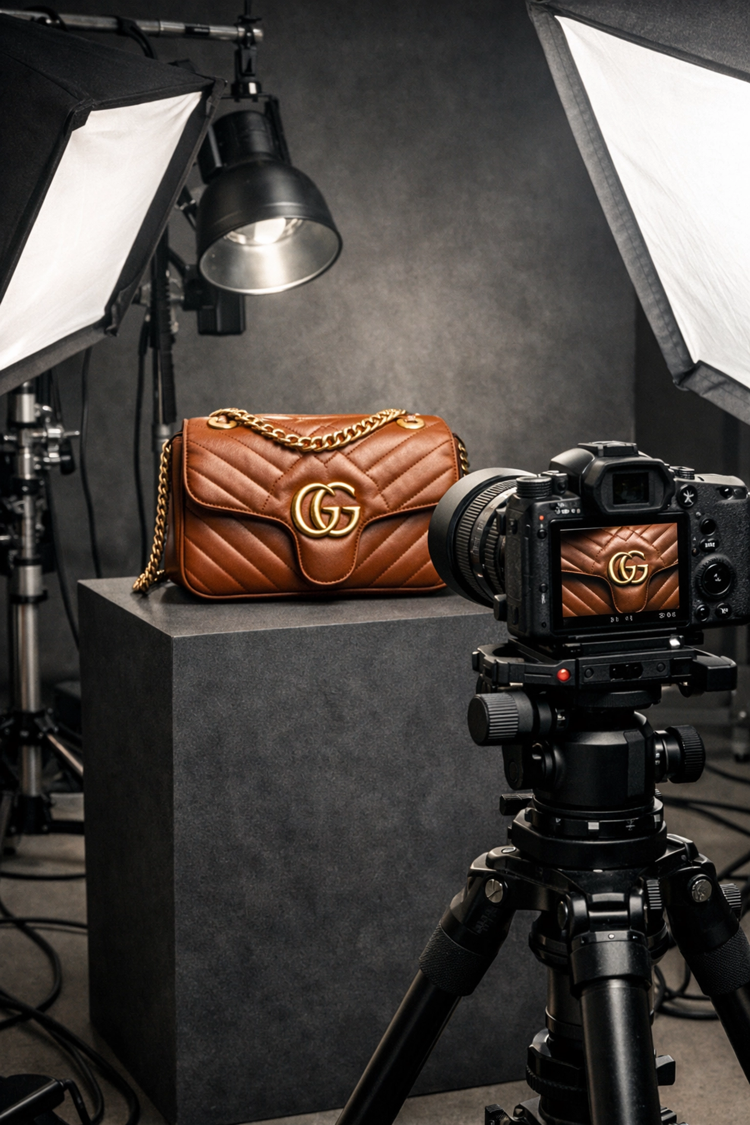 A professional product photography miami studio setup capturing high-end visuals for a commercial brand.