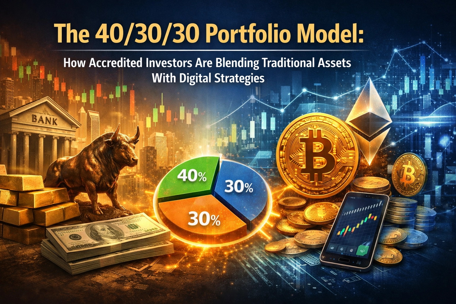 [HERO] The 40/30/30 Portfolio Model: How Accredited Investors Are Blending Traditional Assets With Digital Strategies