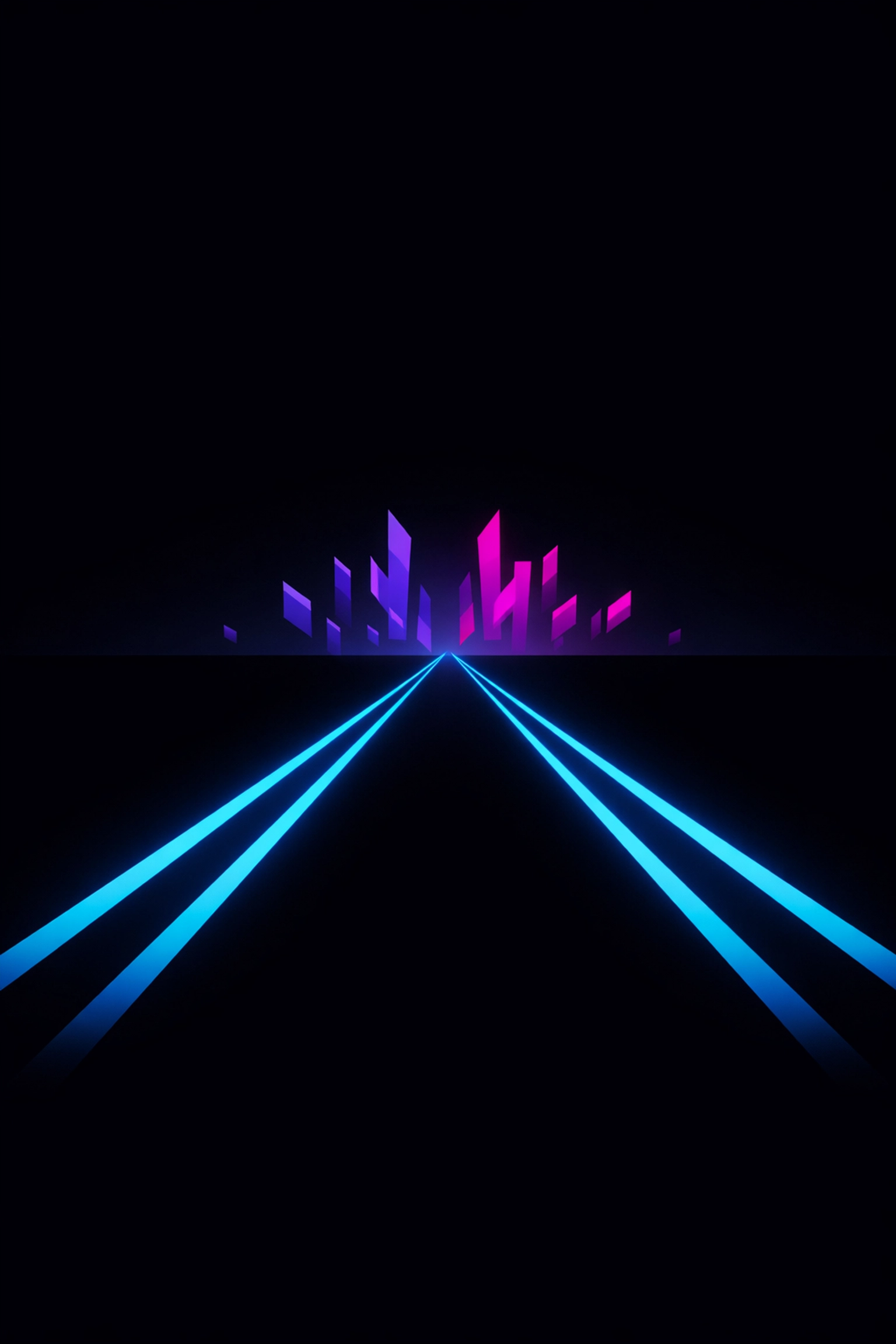 Glowing digital pathway representing the future of local SEO and digital marketing for small business.