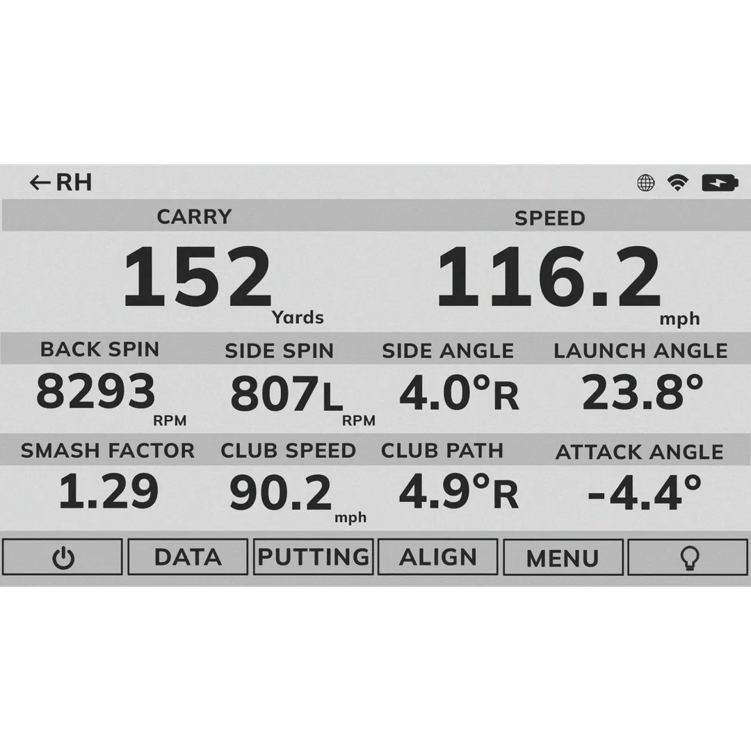 Golf Launch Monitor Data