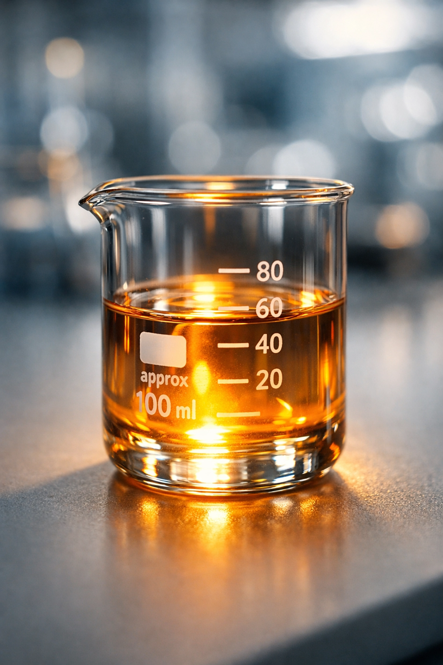 Lab beaker showing thermogenic energy expenditure activation for retatrutide vs tirzepatide comparisons.