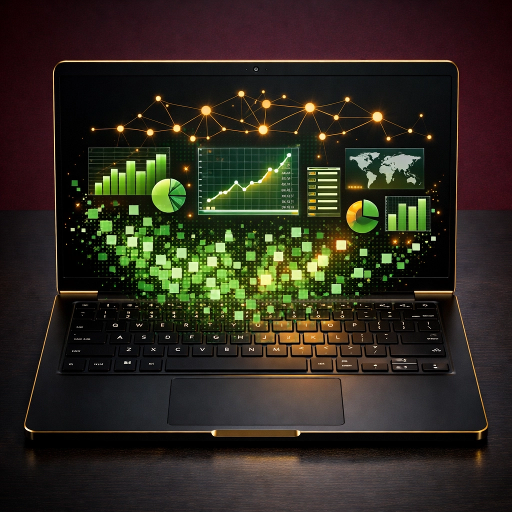 Digital transition from manual ecommerce spreadsheets to an organized inventory management system.