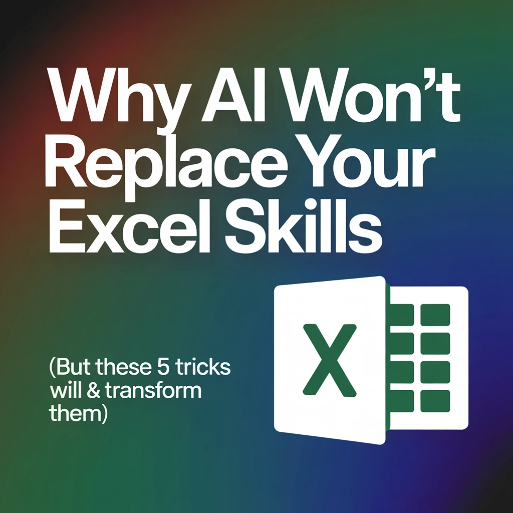 Why AI Won't Replace Your Excel Skills (But These 5 Tricks Will Transform Them)