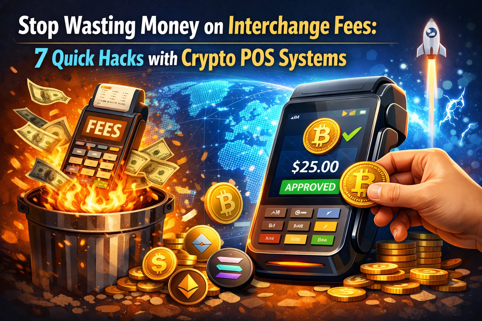 [HERO] Stop Wasting Money on Interchange Fees: 7 Quick Hacks with Crypto POS Systems