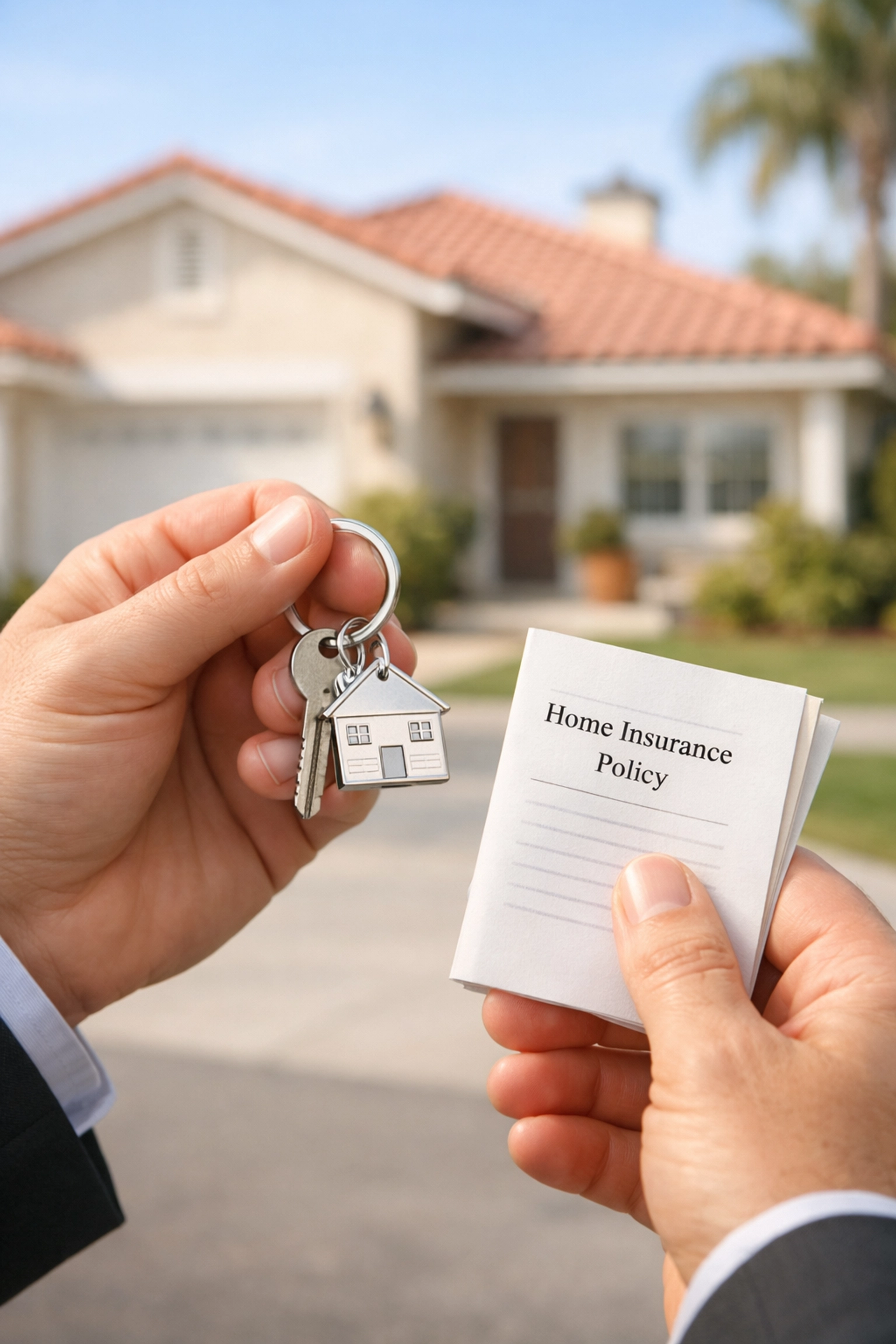 Close-up of house keys and documents representing private asset protection and trust planning.