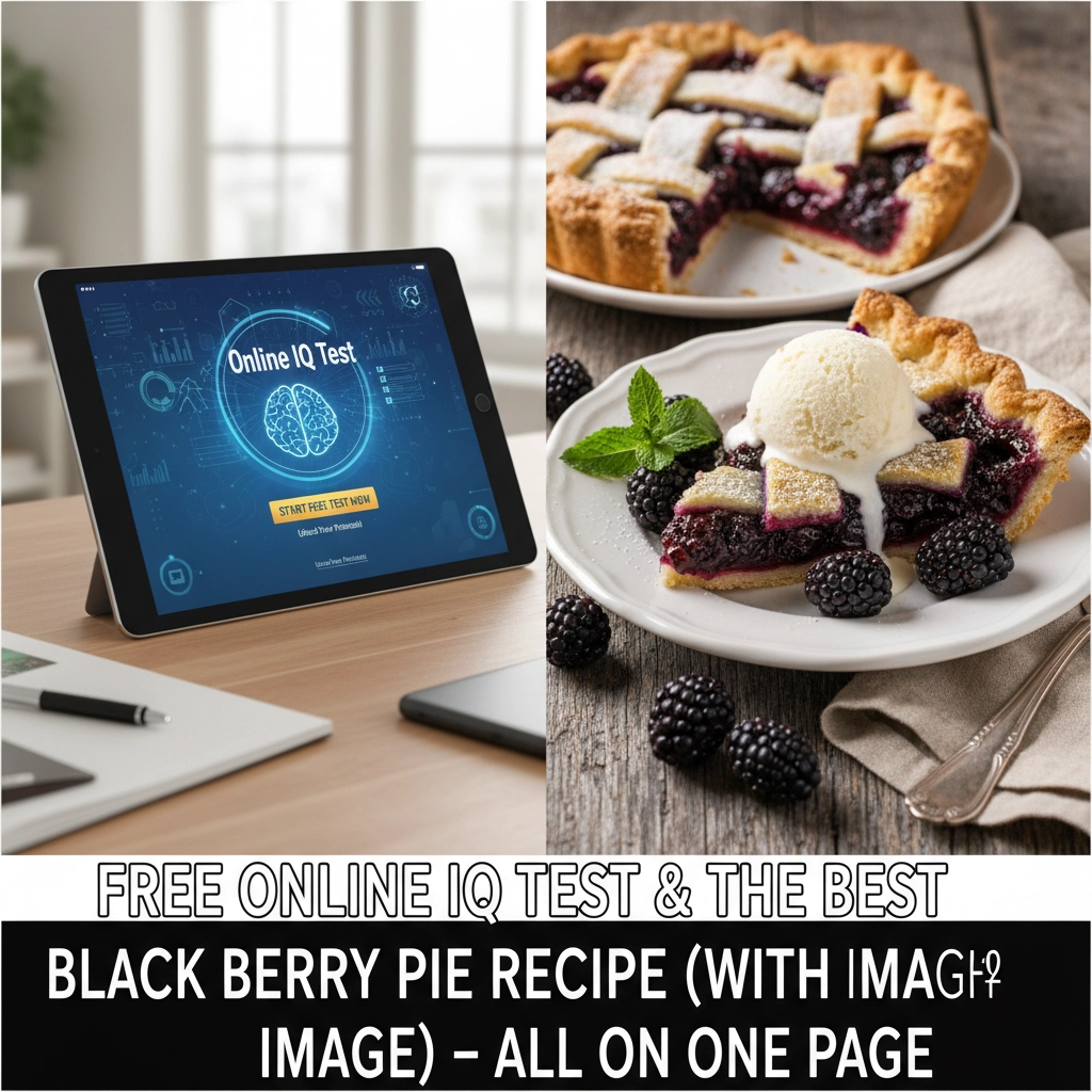 Free Online IQ Test & The Best Blackberry Pie Recipe (with Image) – All On One Page
