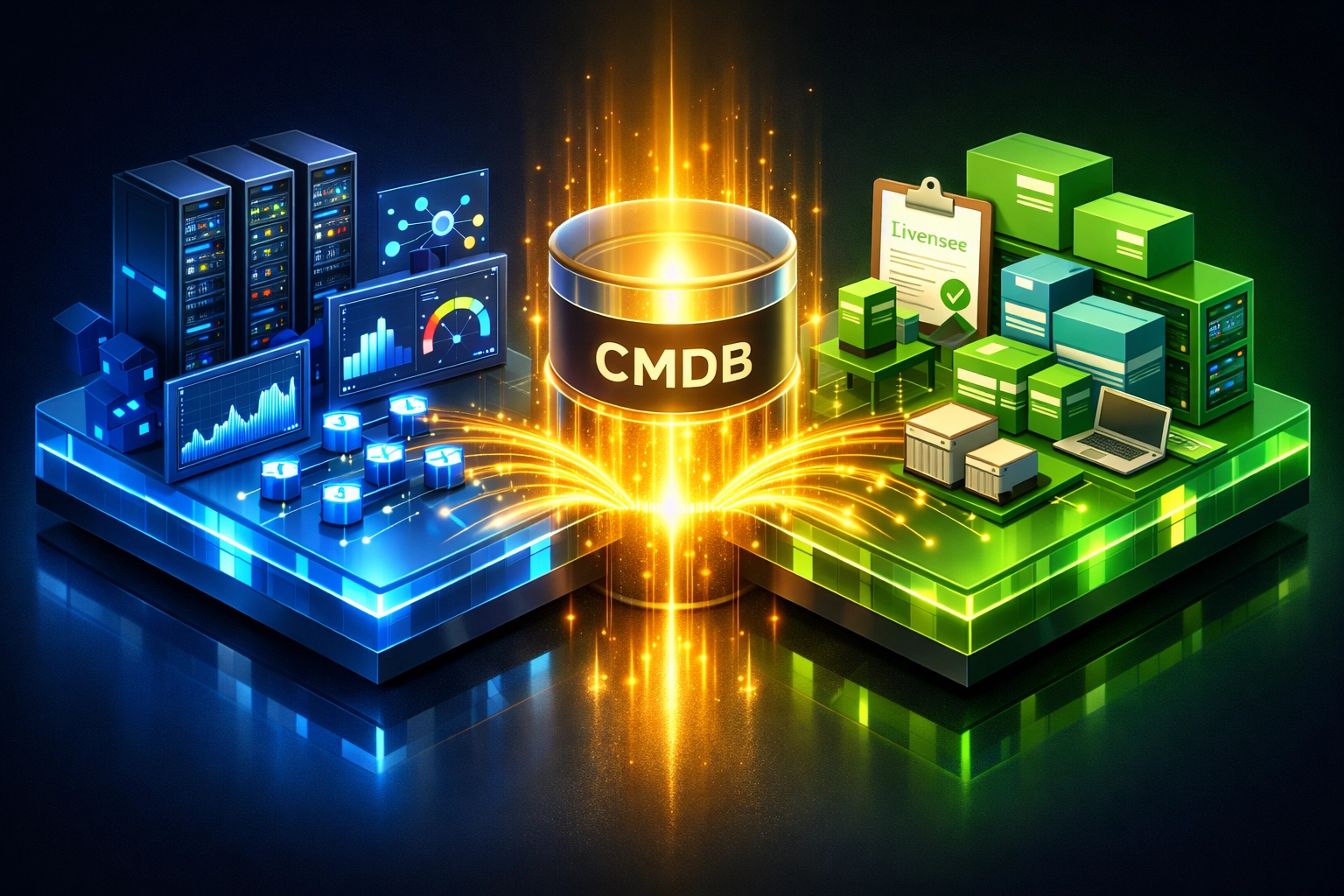 ITOM and ITAM integration through ServiceNow CMDB unified platform