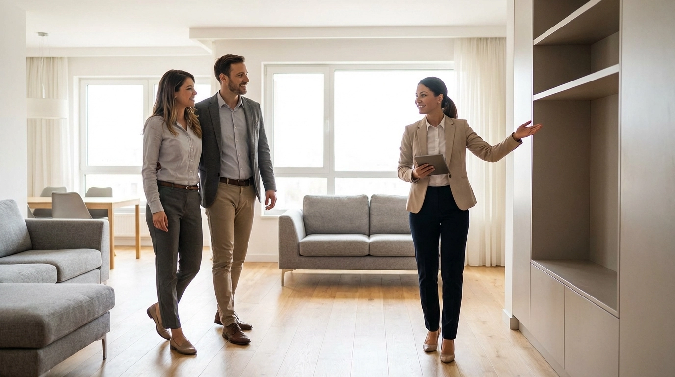 Property Manager Leading Renovation Tour