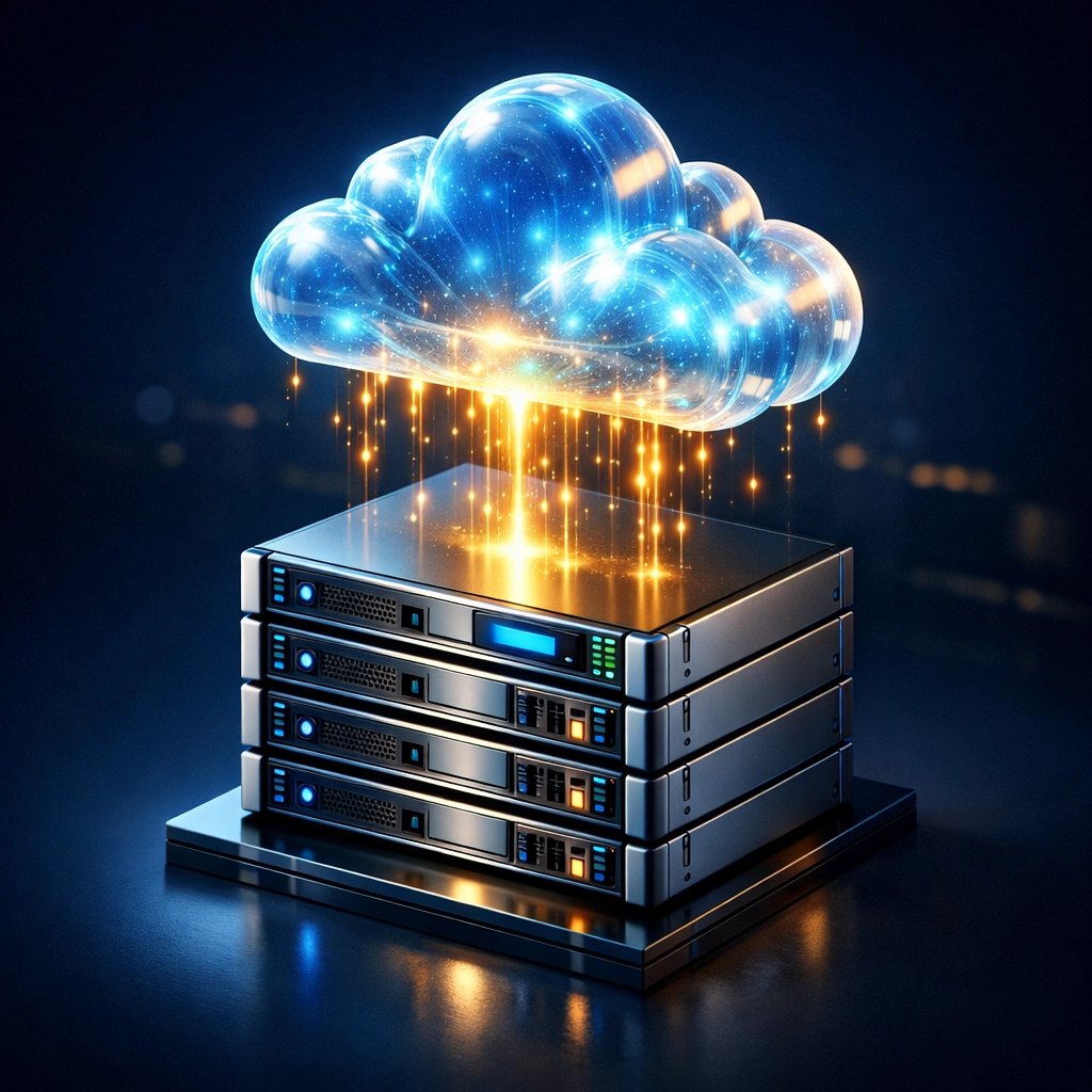 A conceptual view of Cloud PBX and on-premises IP PBX hardware options for Canadian business telecommunications.