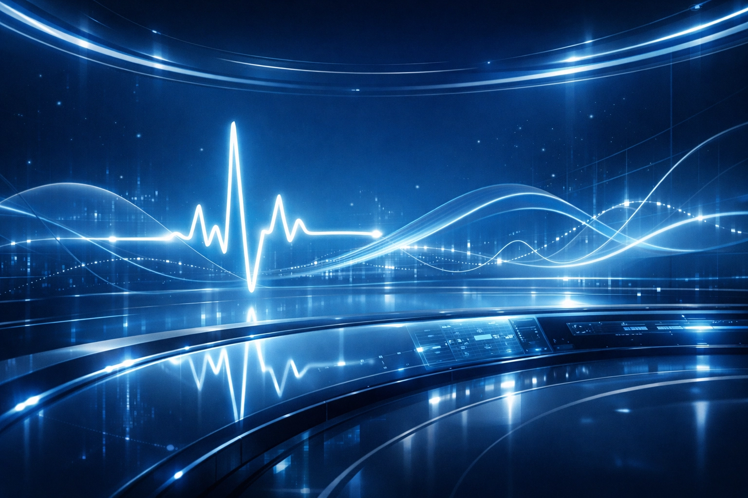 Digital cockpit interface for real-time monitoring of AI automation and business performance.