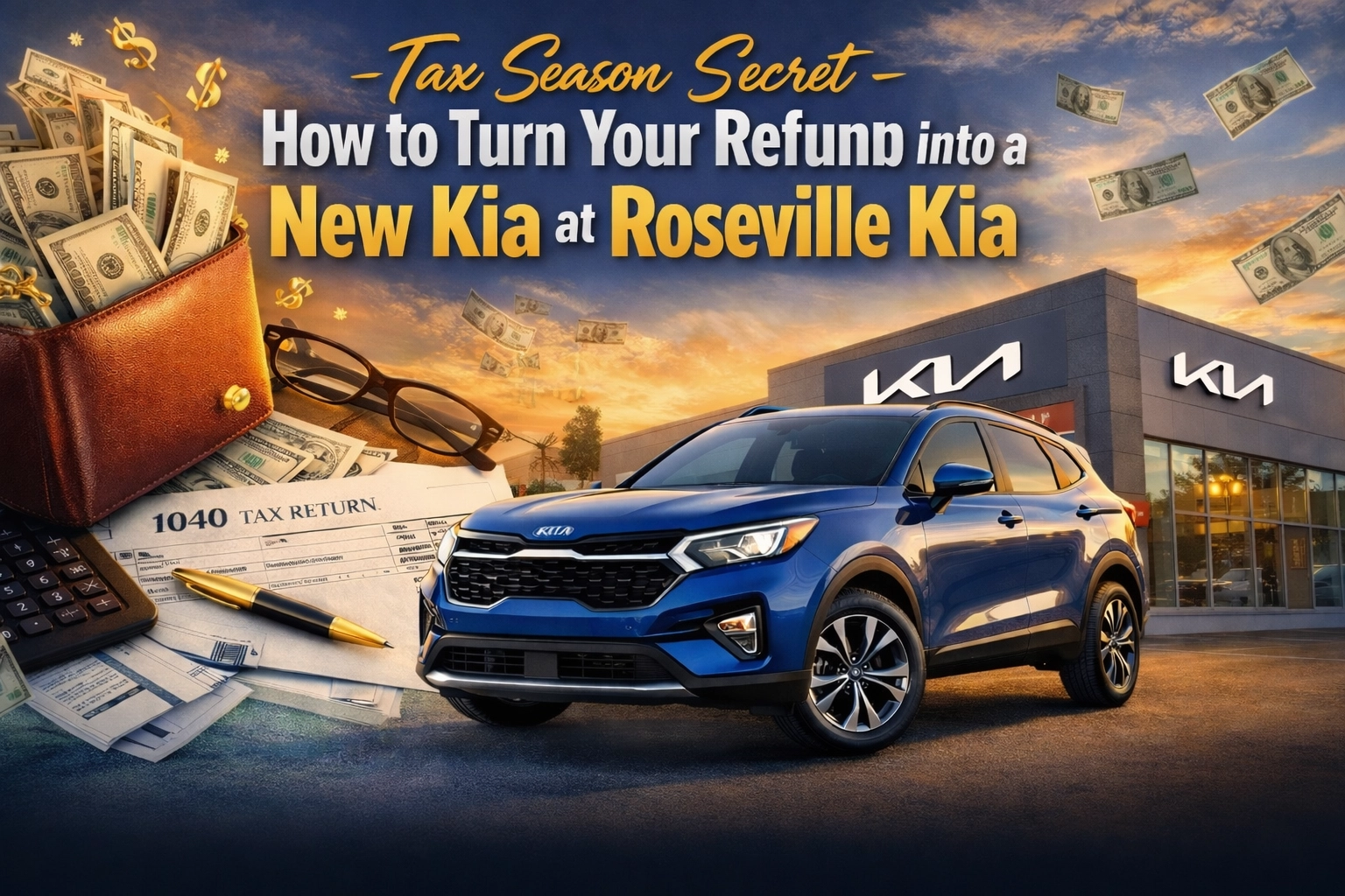 [HERO] Tax Season Secret: How to Turn Your Refund into a New Kia at Roseville Kia