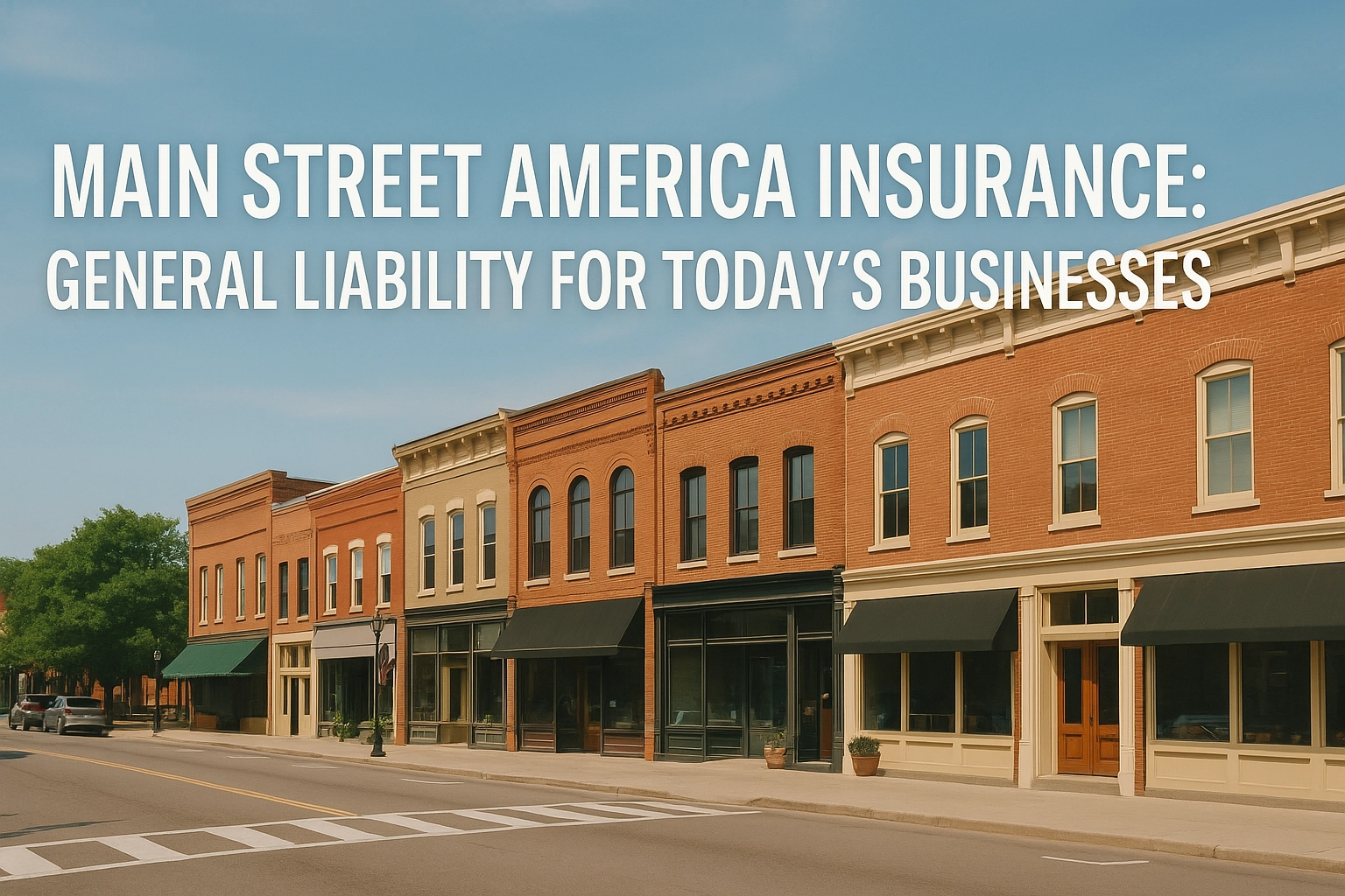 Main Street America Insurance: General Liability for Today's Businesses