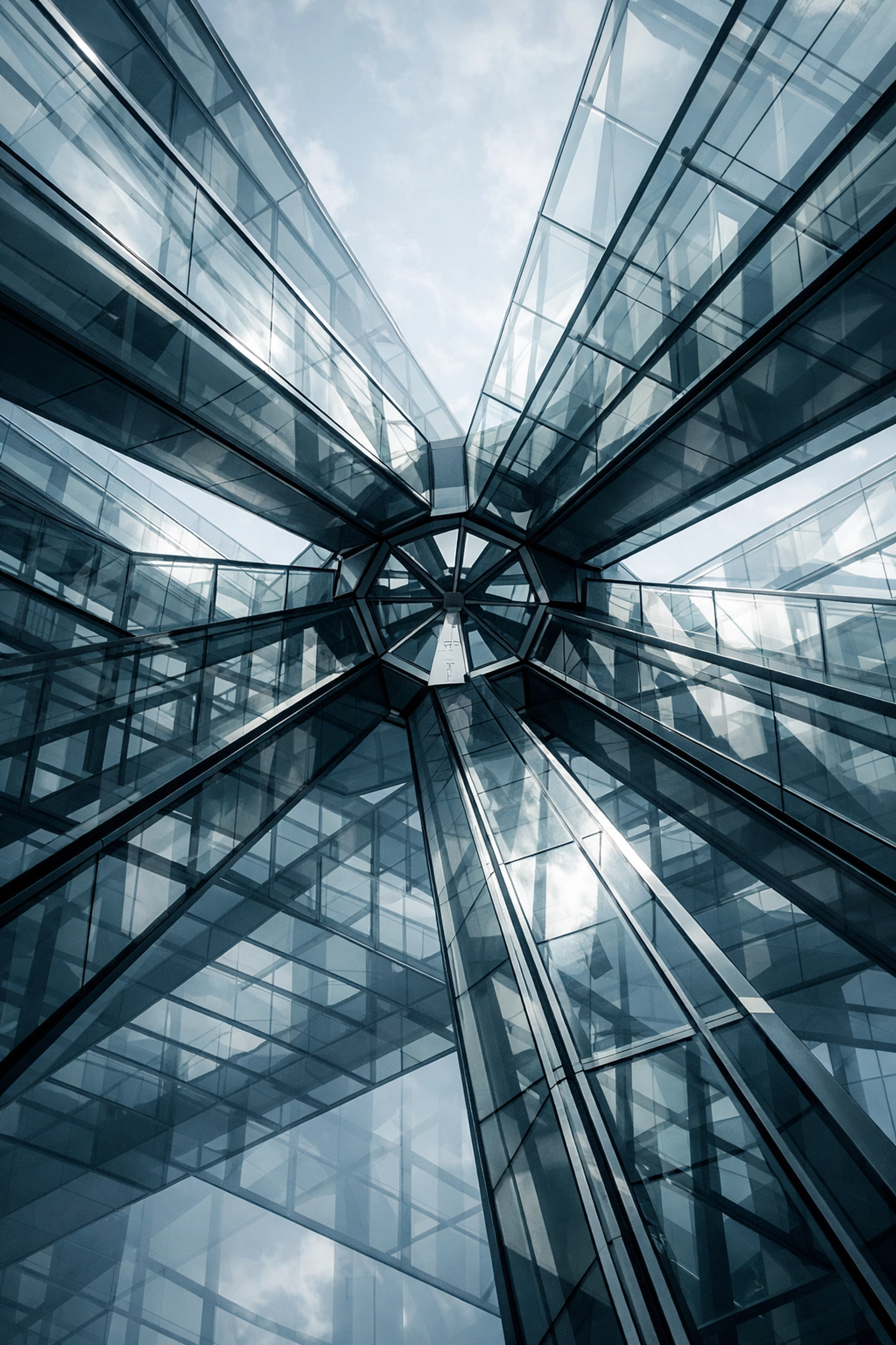 Connected pathways converging at central hub symbolizing integrated productivity tool ecosystem