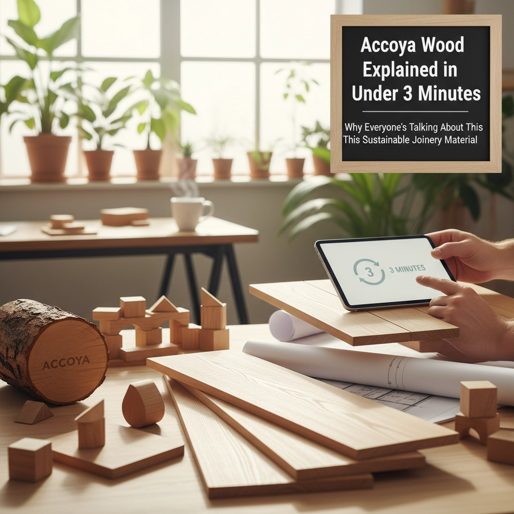 Accoya Wood Explained in Under 3 Minutes: Why Everyone's Talking About This Sustainable Joinery Material