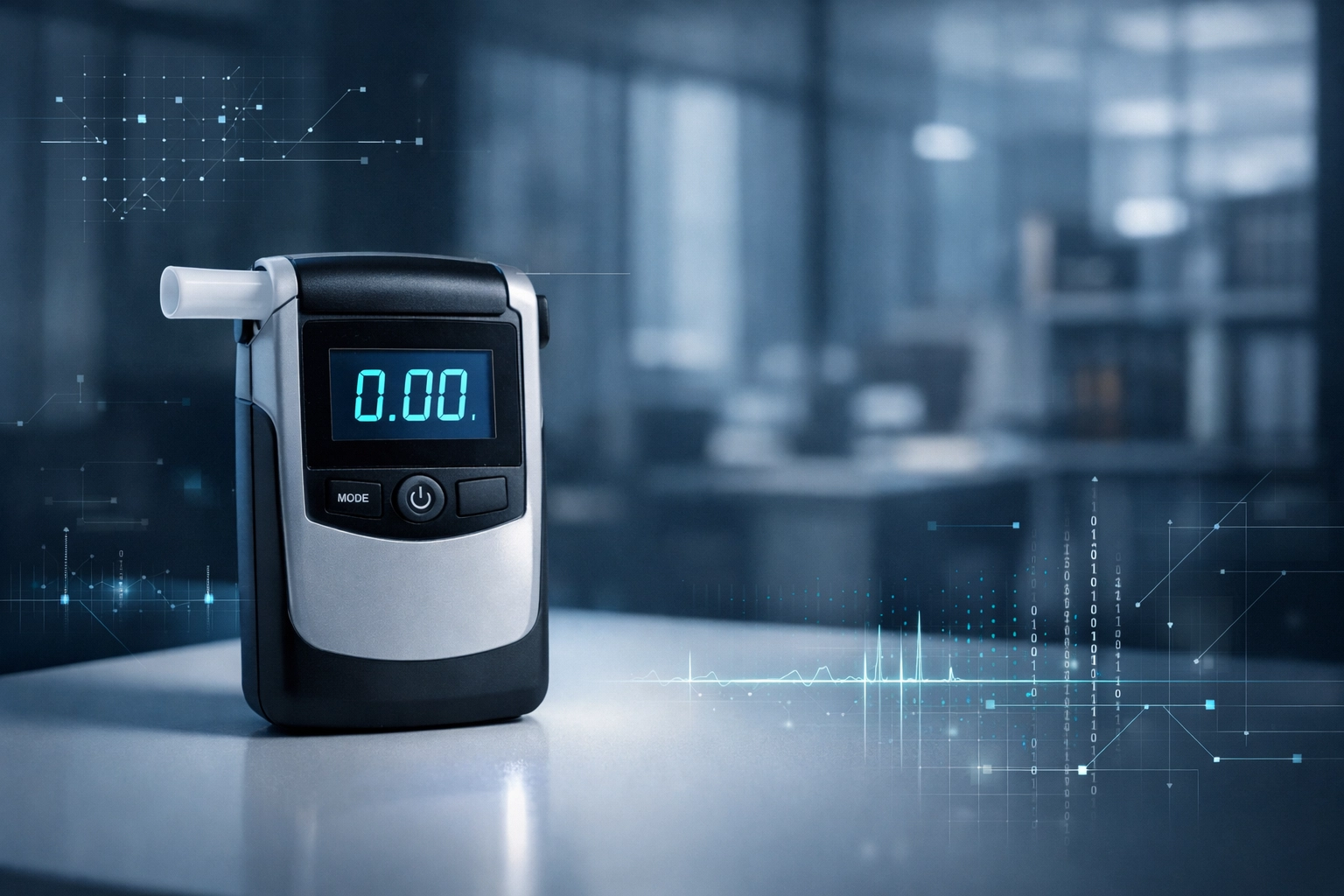 Forensic breathalyzer equipment used for technical DUI defense evidence analysis in Hampton Roads.