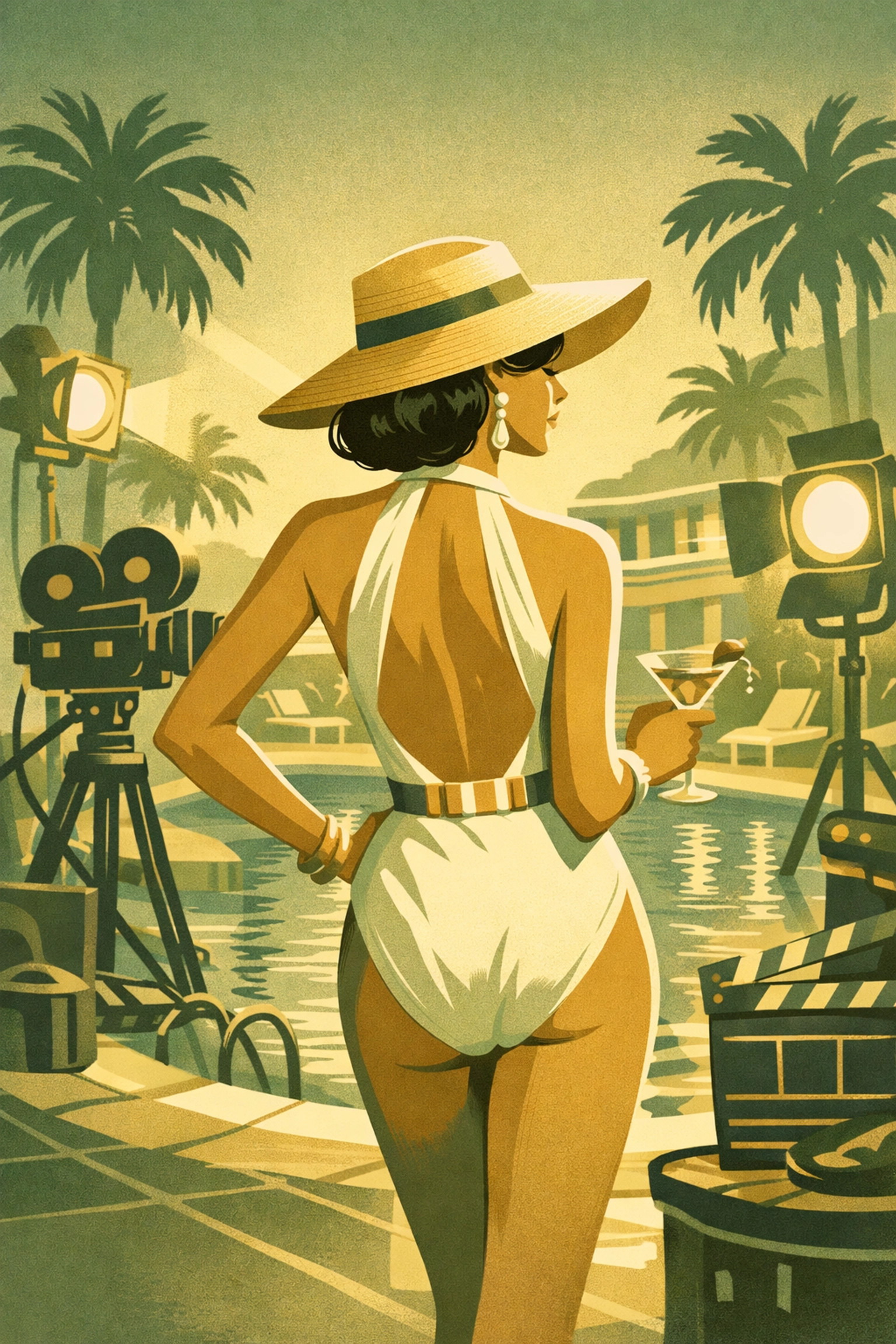 Caroline Cossey on the set of James Bond film For Your Eyes Only before her tabloid outing