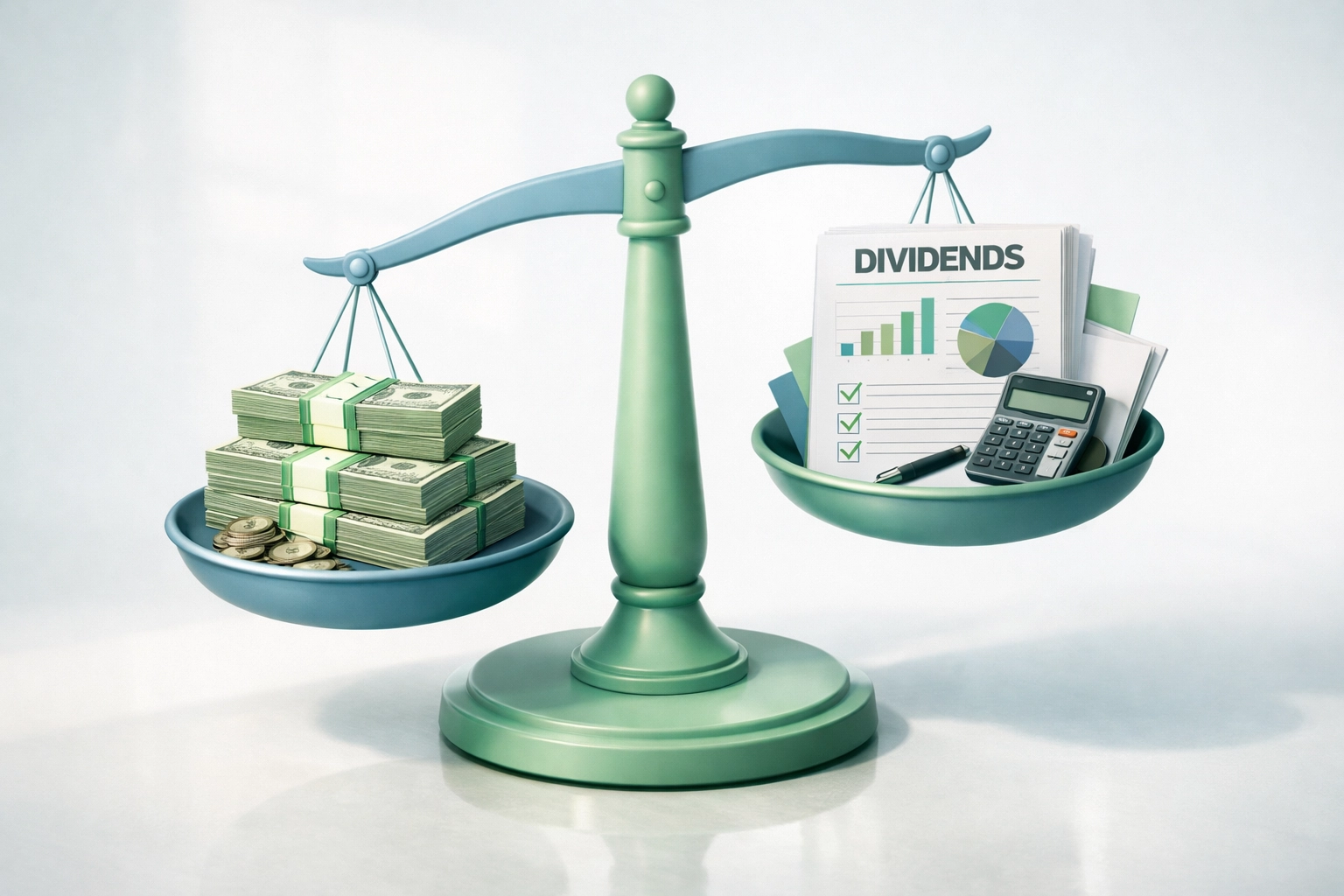 S-Corp salary versus distributions scale showing reasonable compensation imbalance