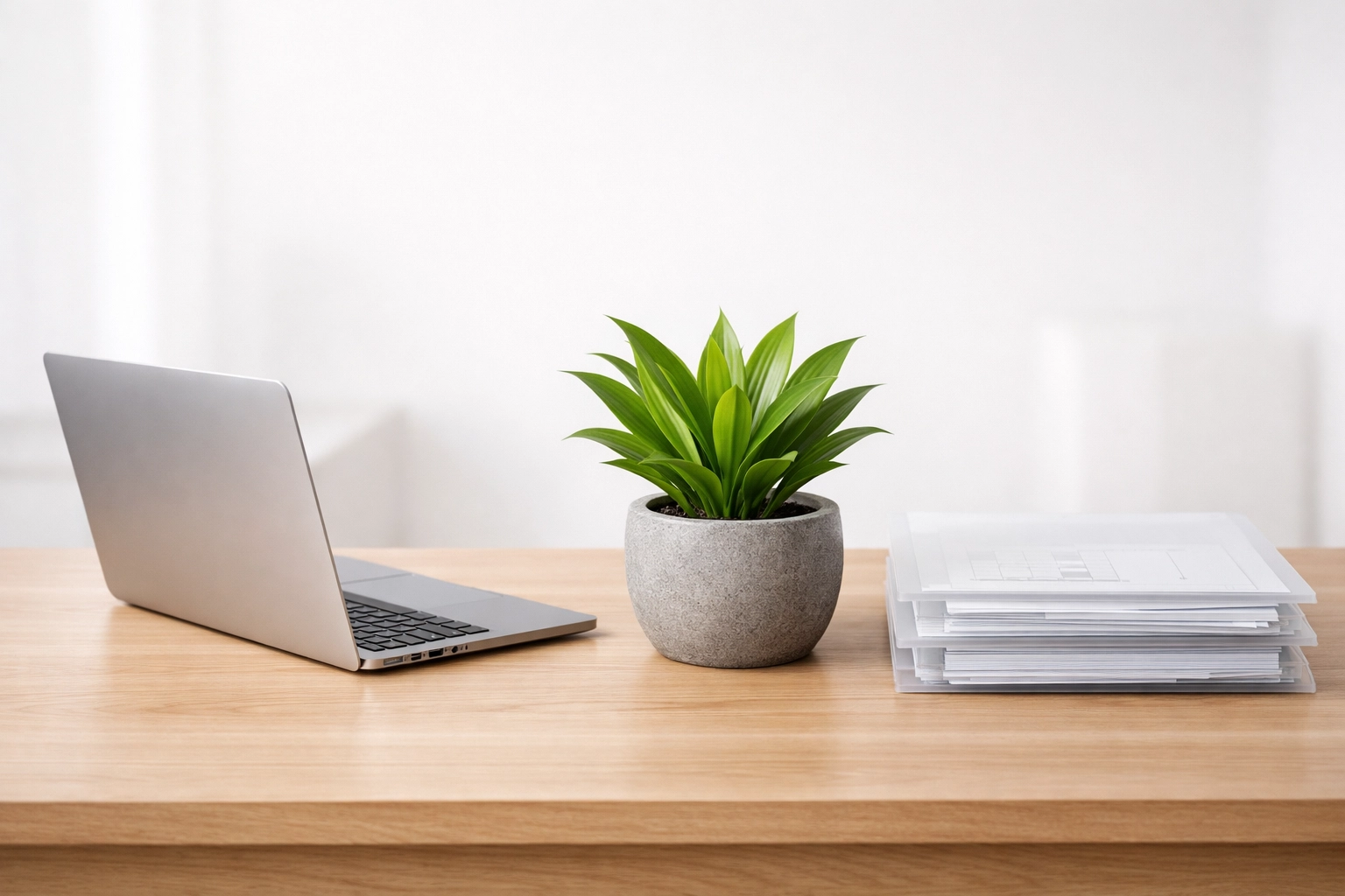 Organized workspace with documents prepared for a professional Mississippi business valuation.