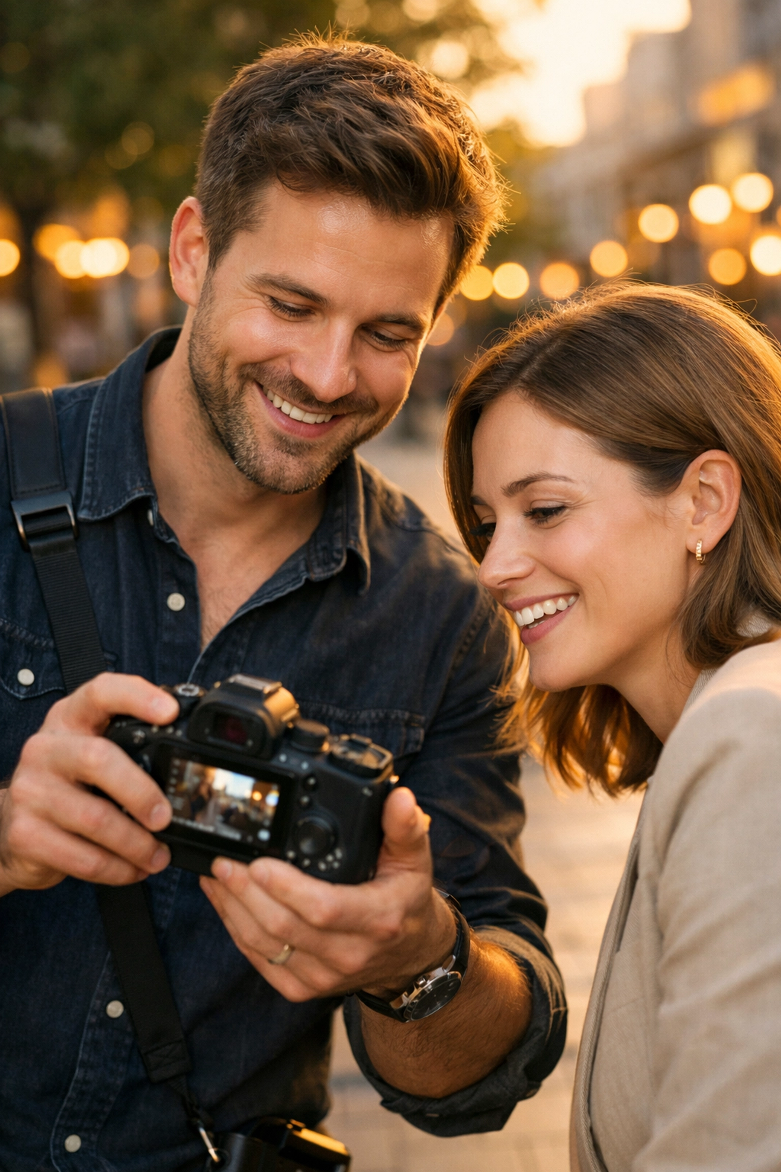 The Ultimate Guide to Proshoot.io: Everything You Need to Succeed in 2026 1 Professional photographer showing work to a client to build trust during a booking experience.