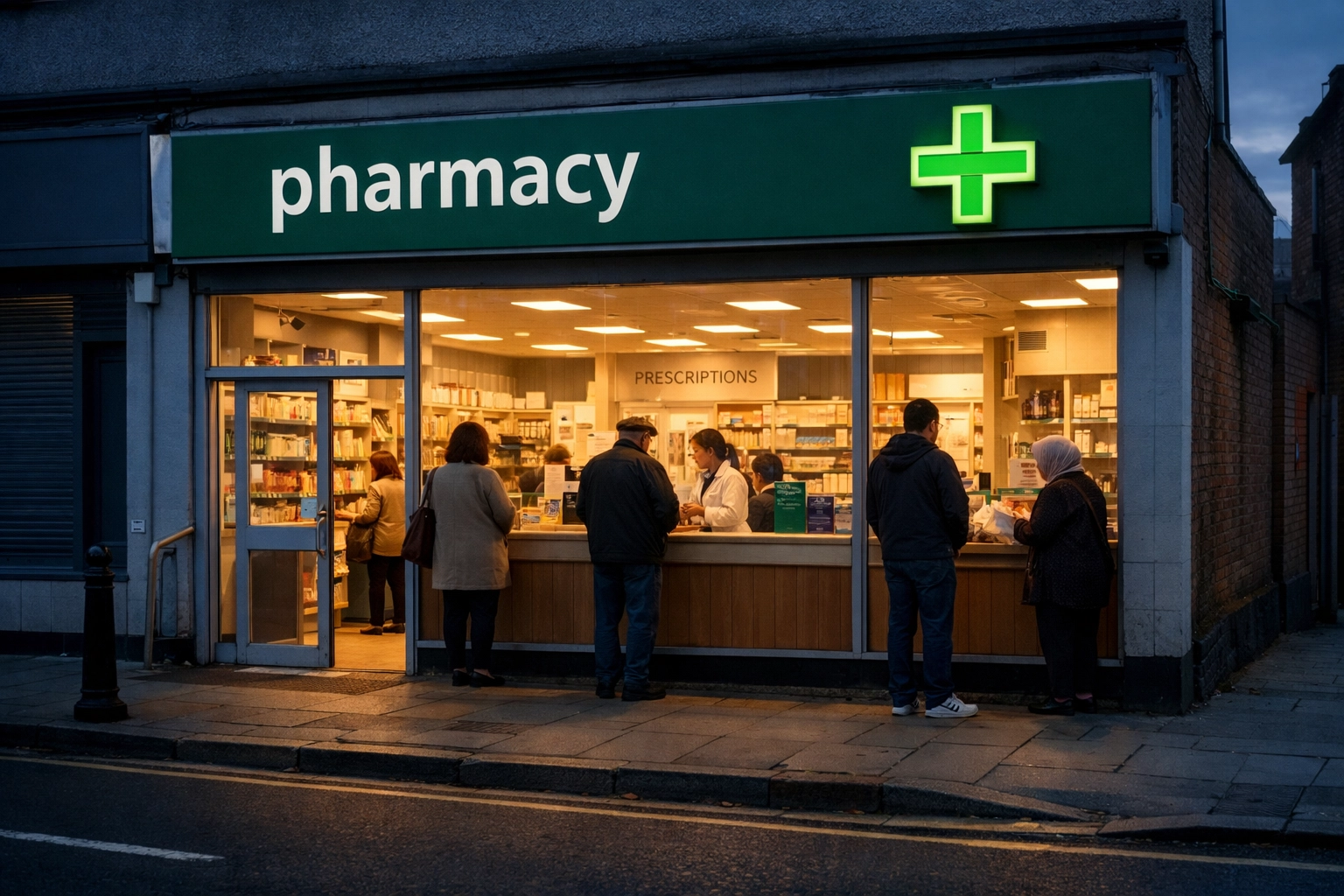 Accessible UK high street community pharmacy providing local COPD care services